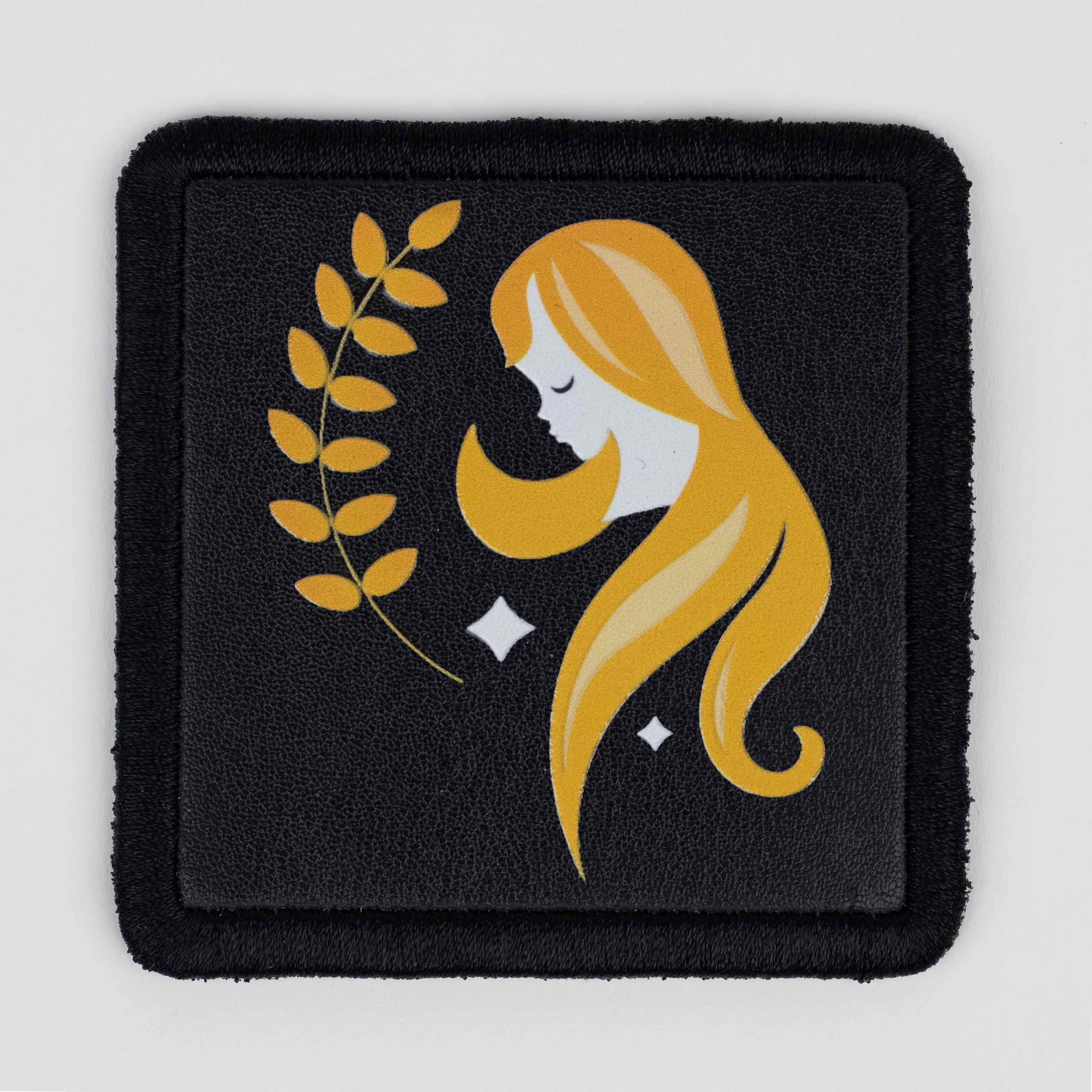 Zodiac Series - Virgo Black Patch