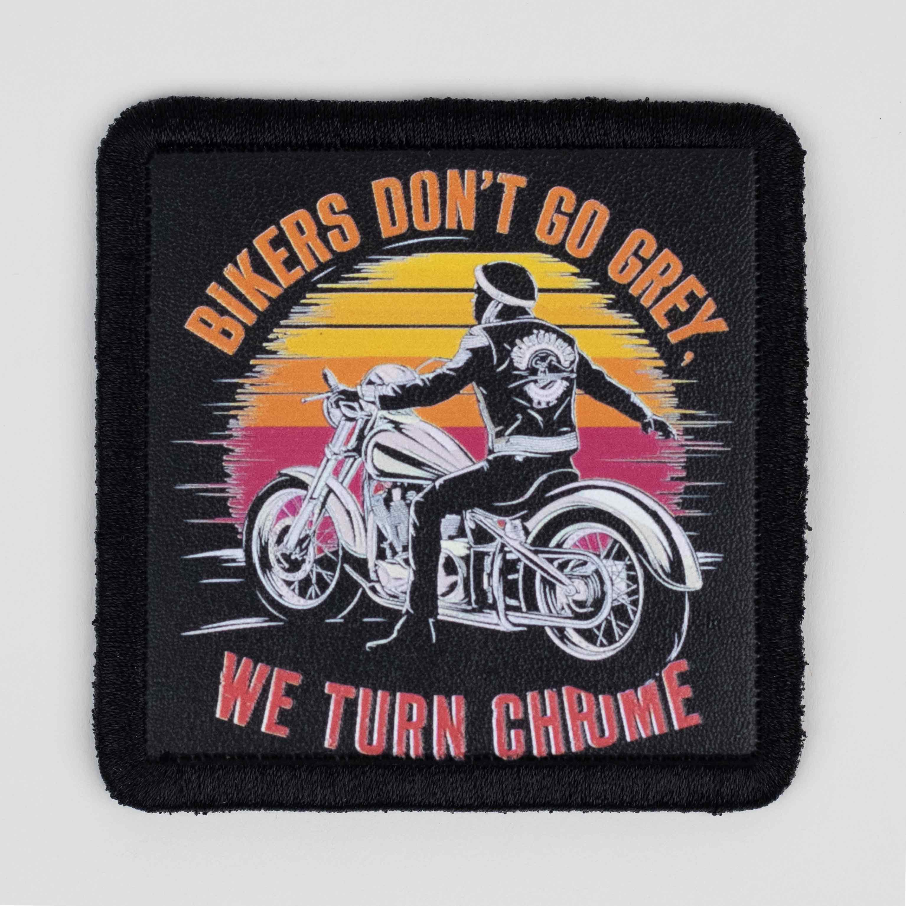 Art Series - Bikers Don't Go Gray Patch