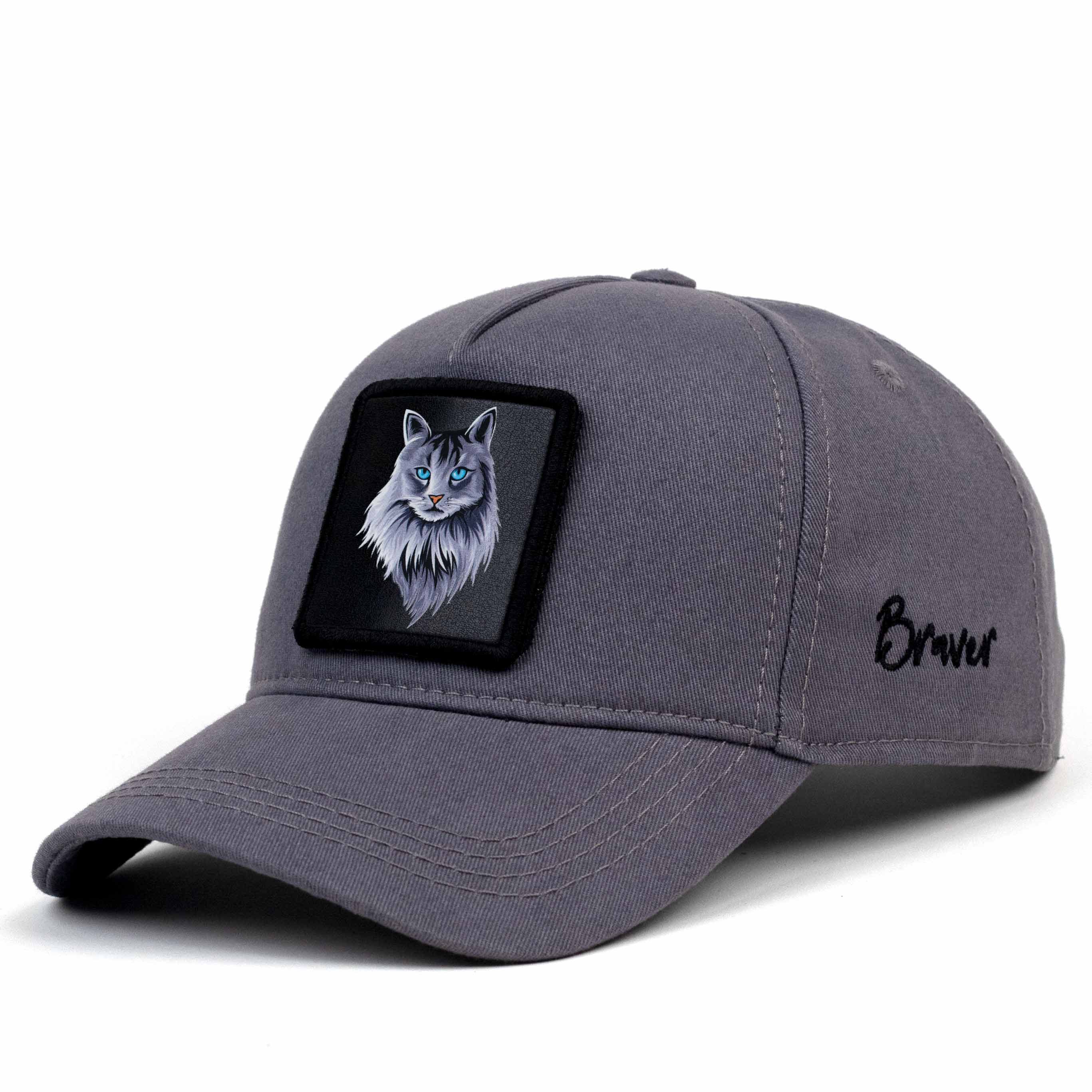 Pretty Cat Gray Trucker Hat
