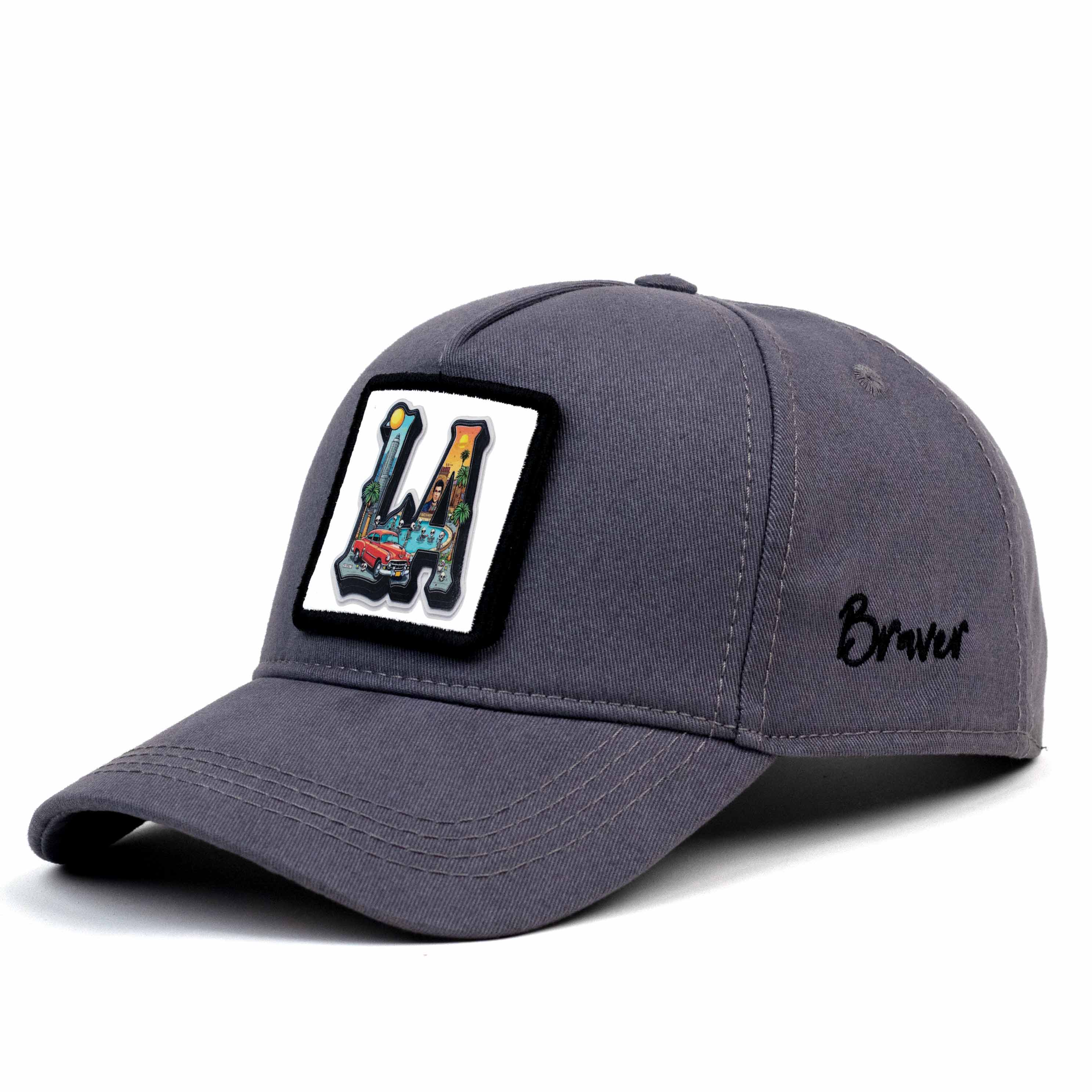 LA Gray Trucker Hat