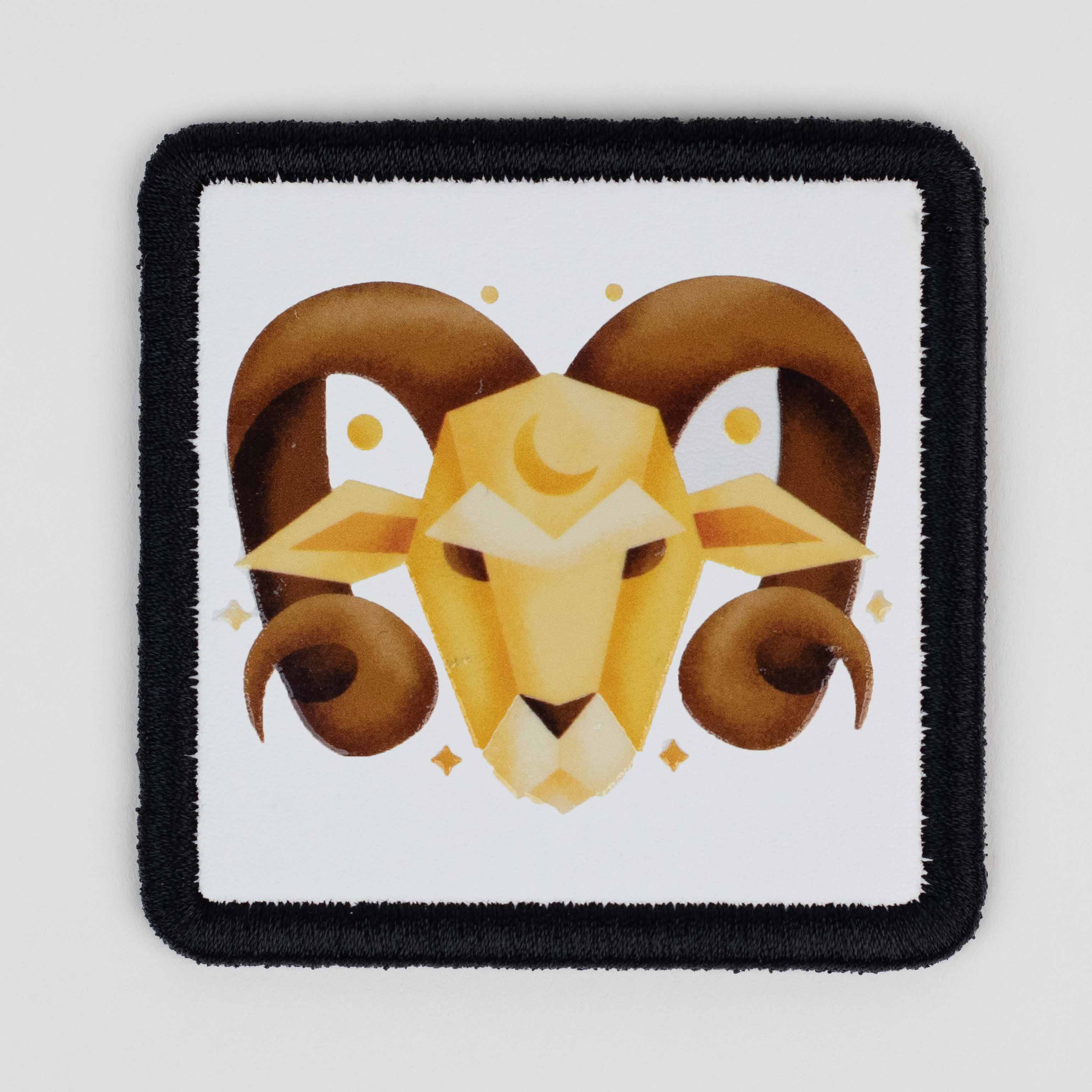 Zodiac Series - Aries White Patch
