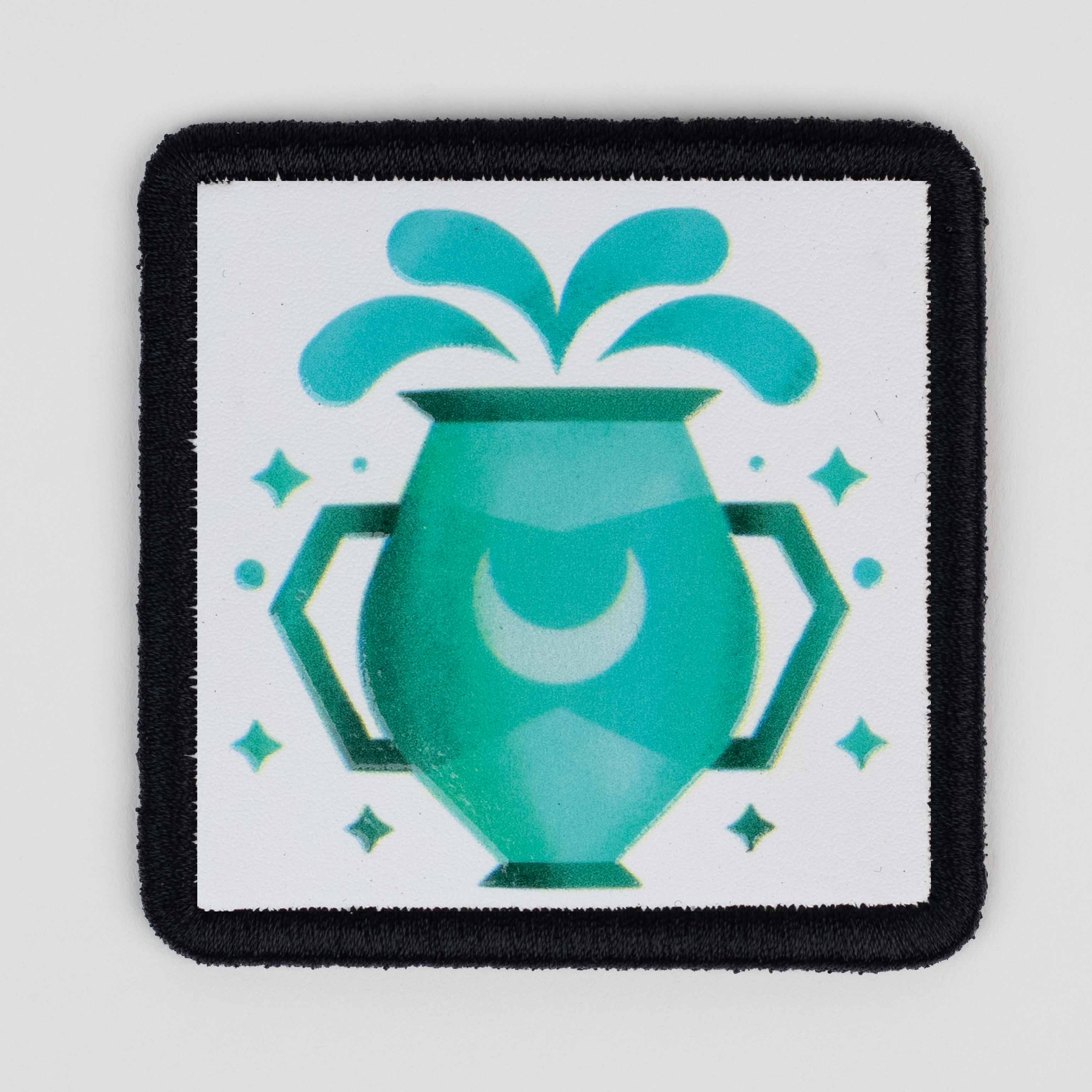 Zodiac Series - Aquarius White Patch