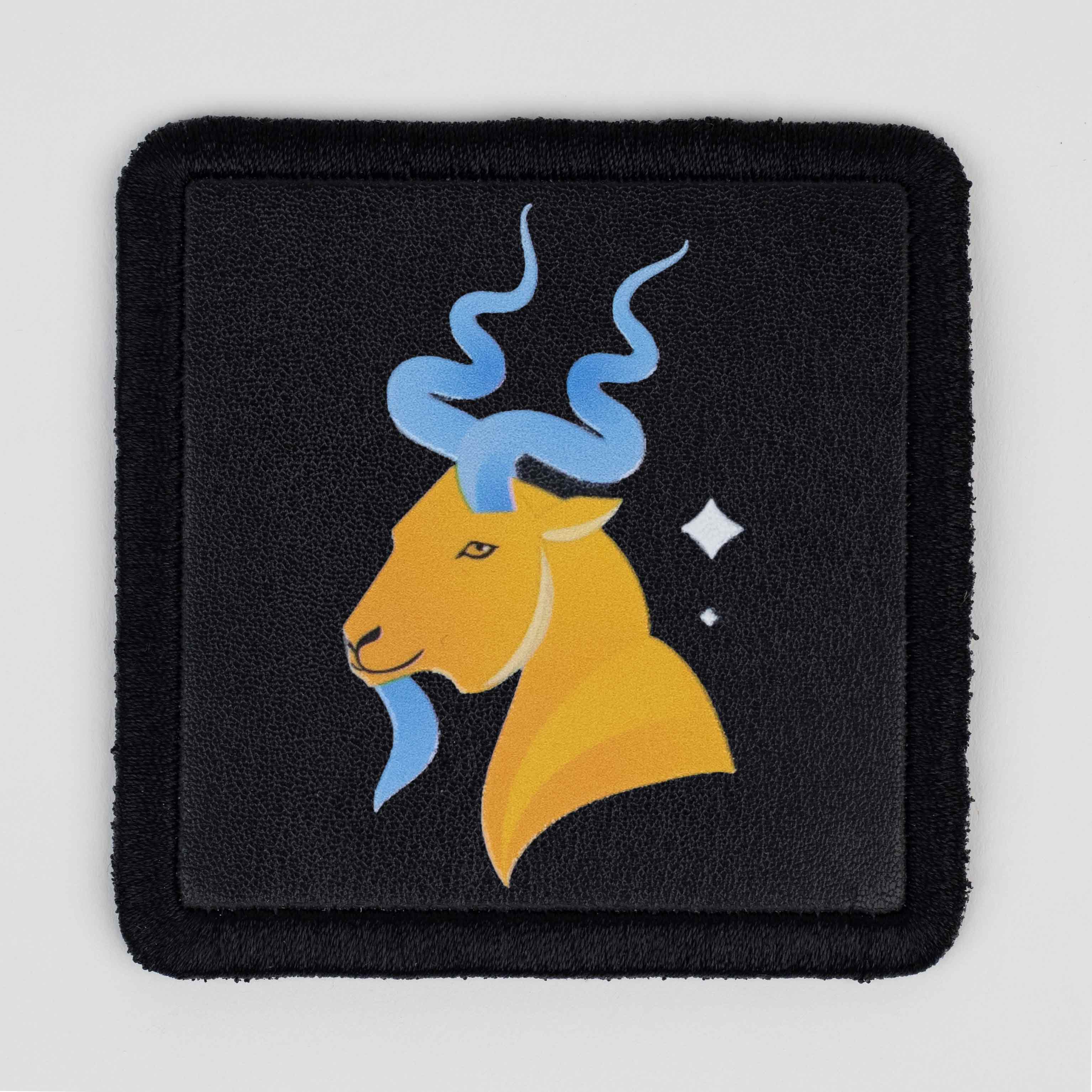 Zodiac Series - Capricornus Black Patch