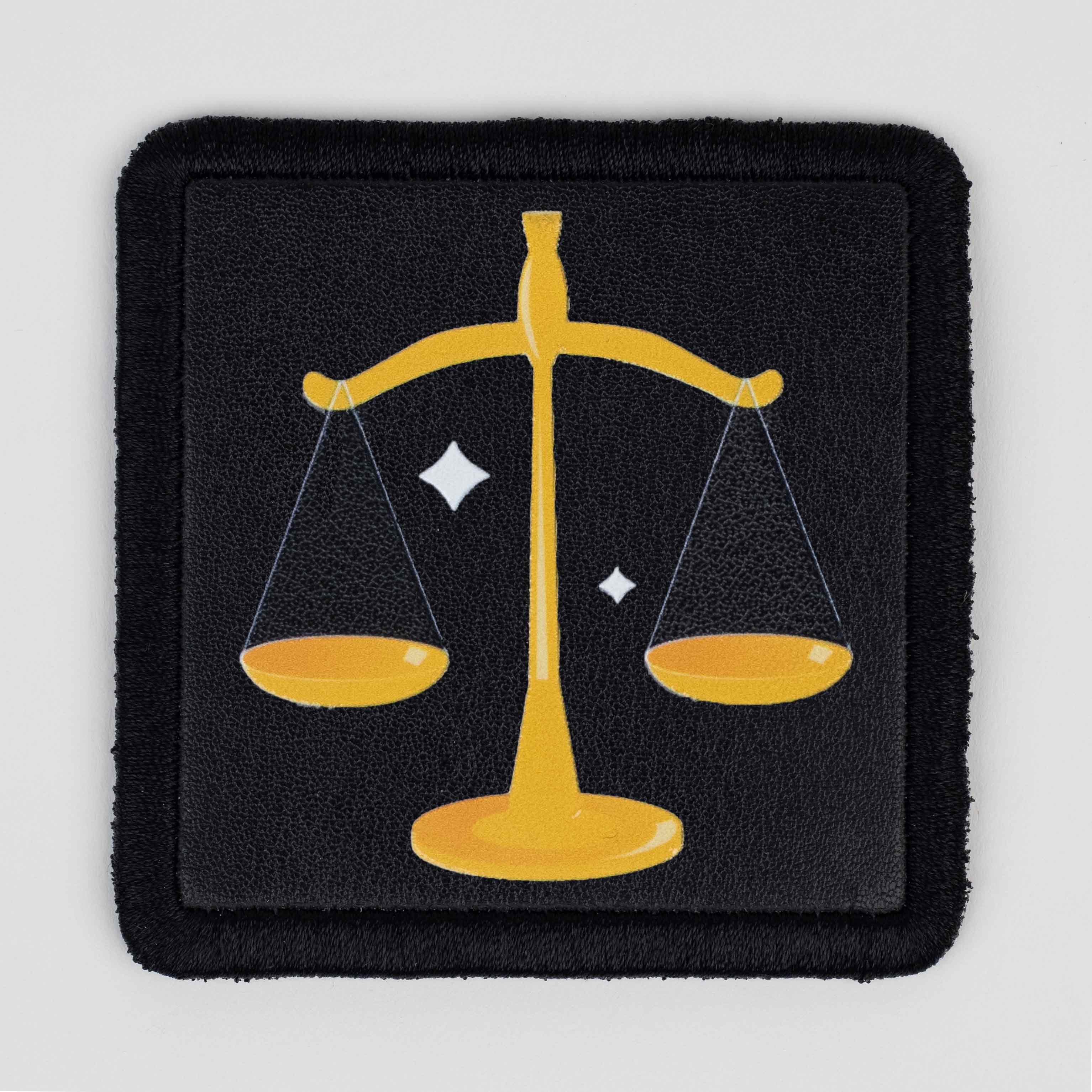 Zodiac Series - Libra Black Patch