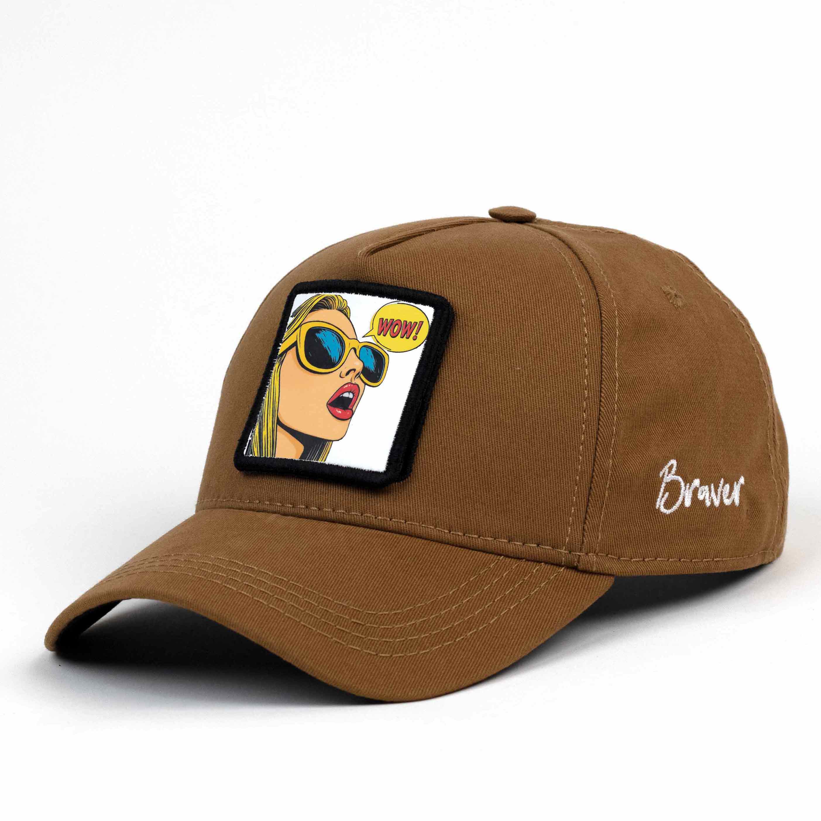 Wow Girl Camel Cap