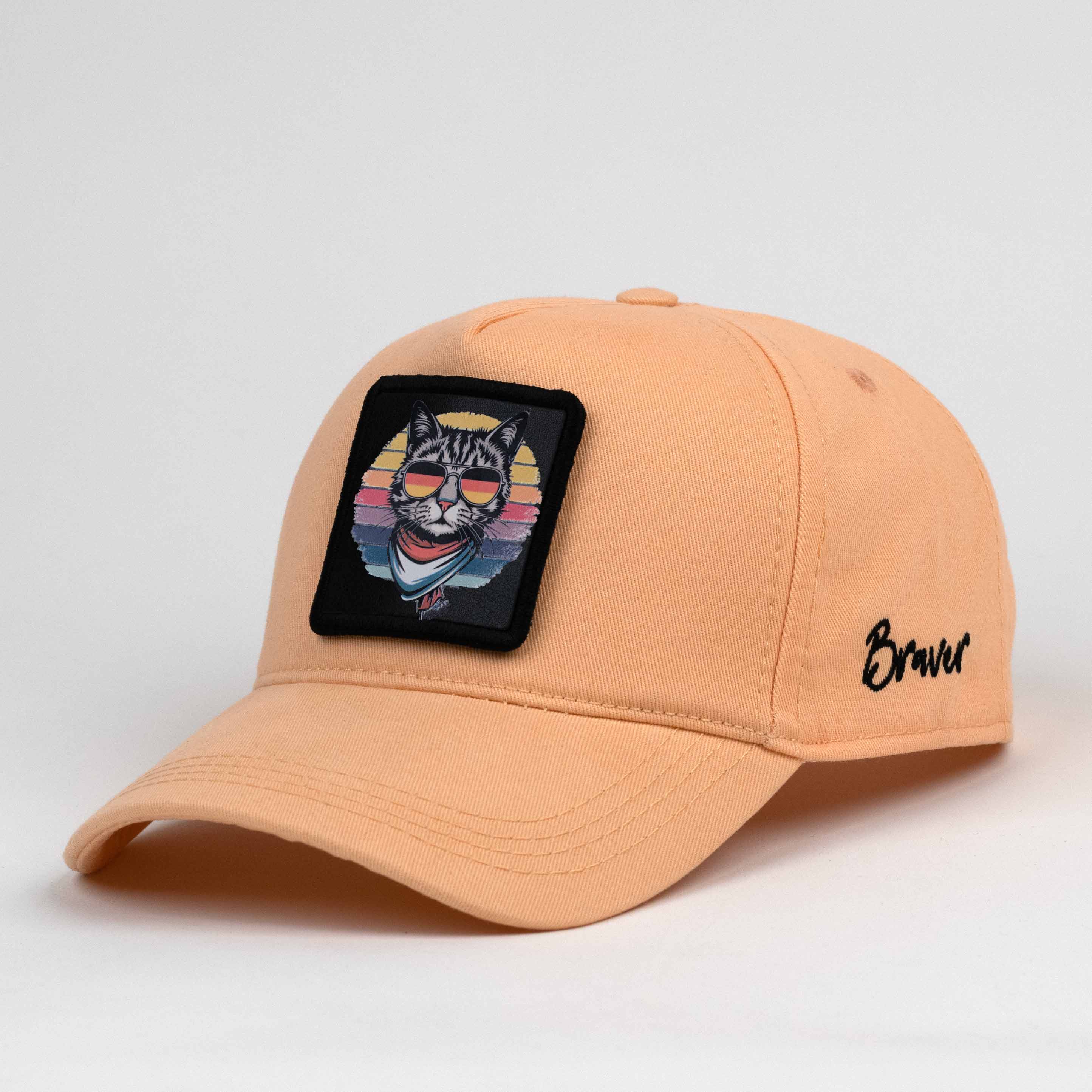 Party Hard Cat Salmon Cap