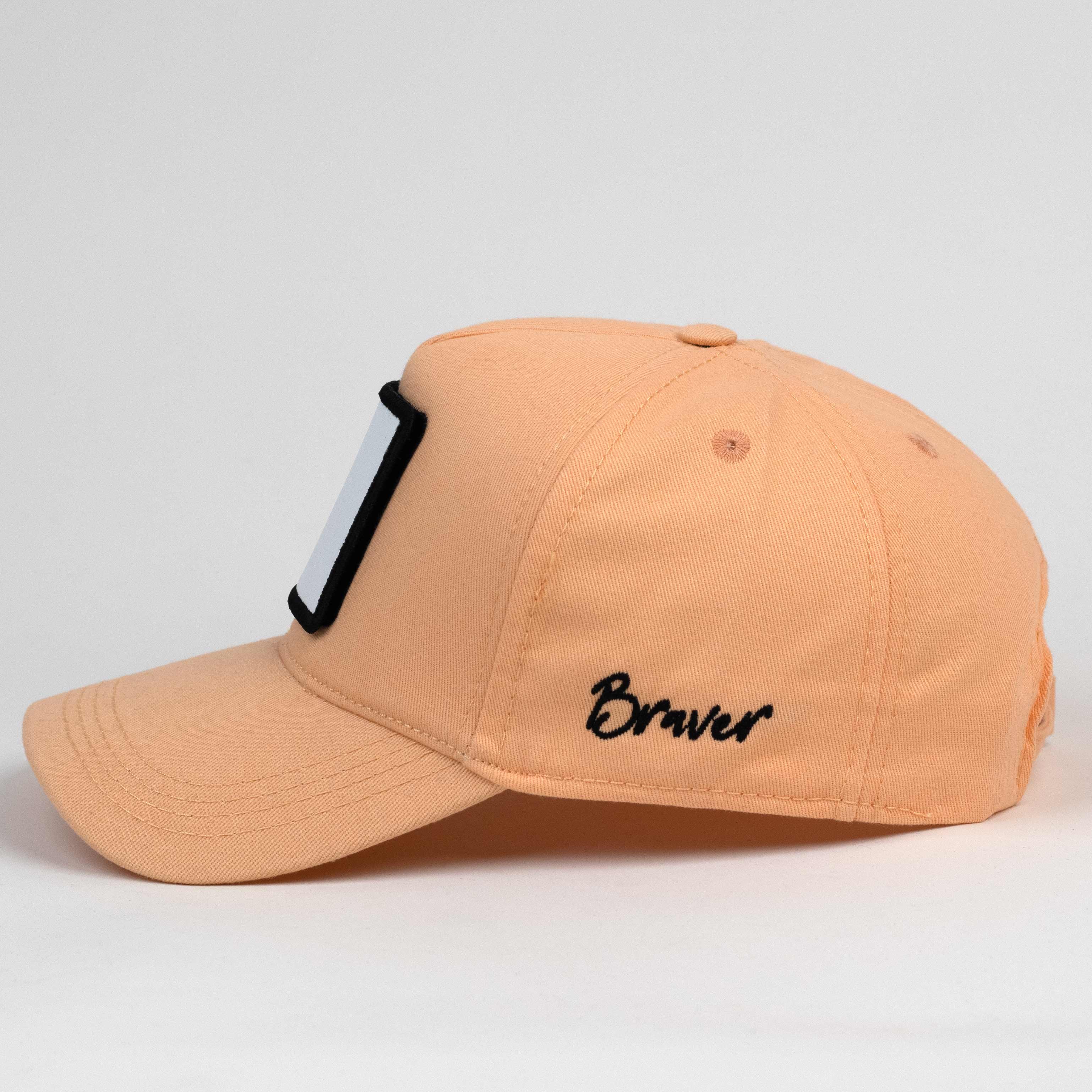 Stylish Bear Salmon Cap
