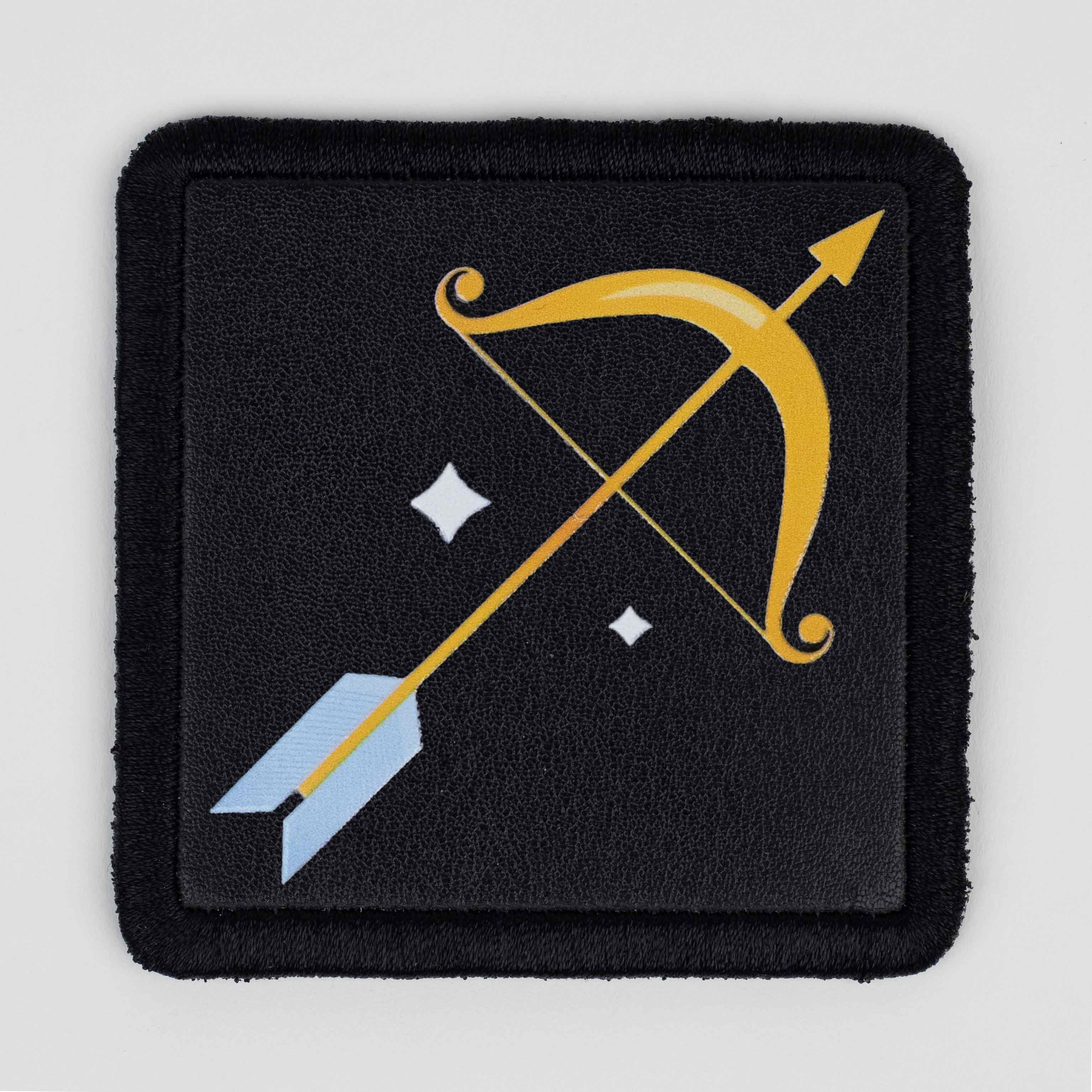 Zodiac Series - Sagittarius Black Patch