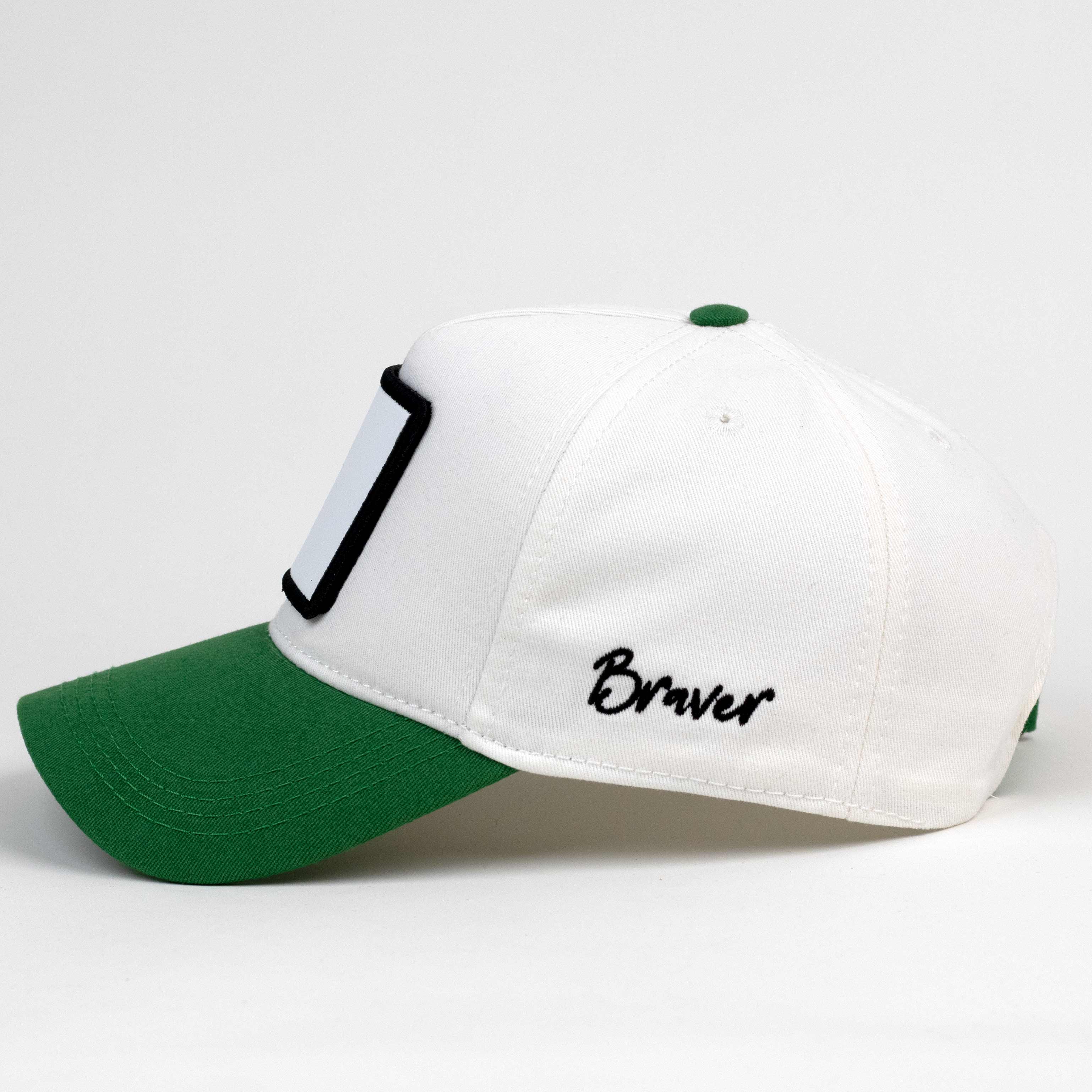 Big Tiger White/Green Cap
