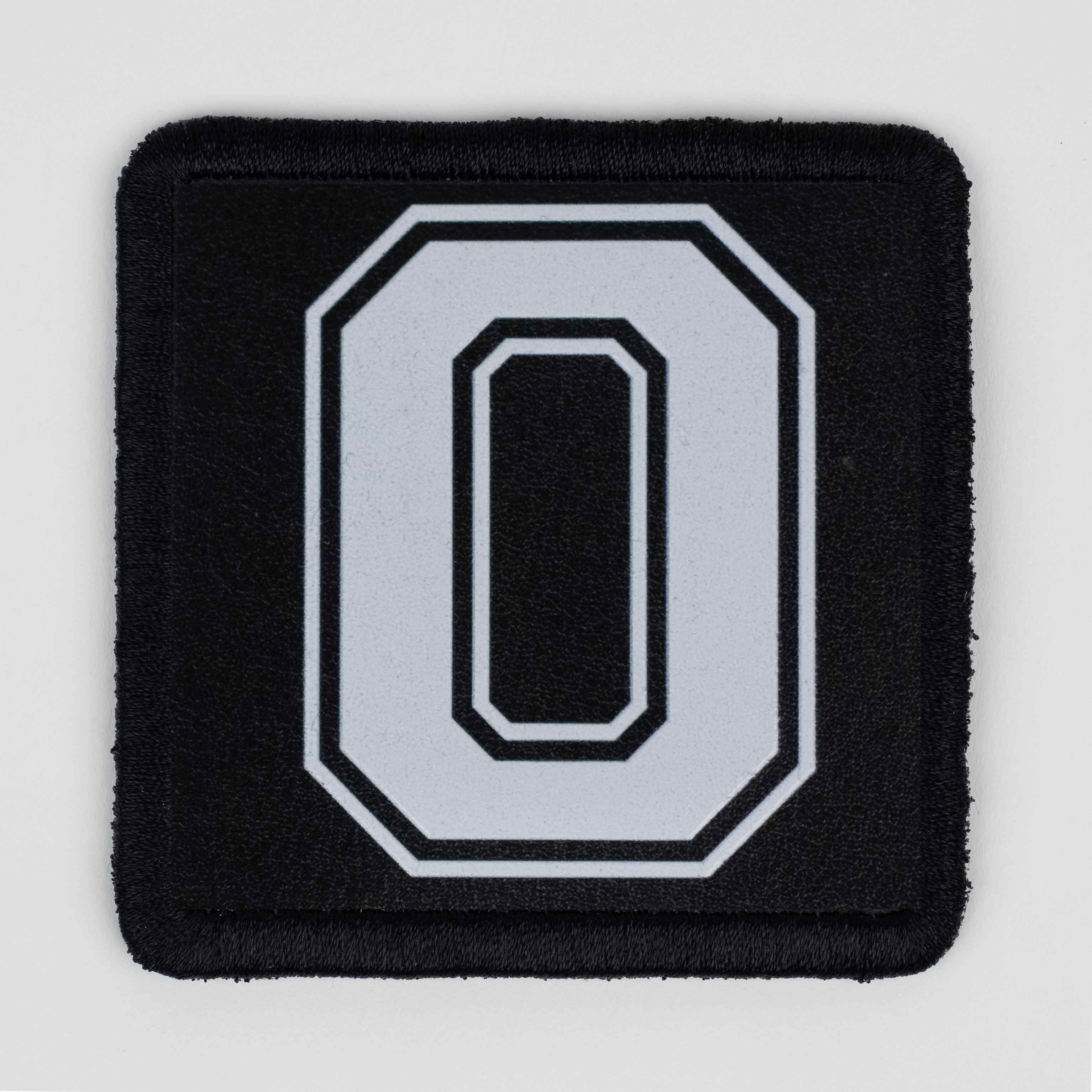 Letter Series - O Letter Black Patch