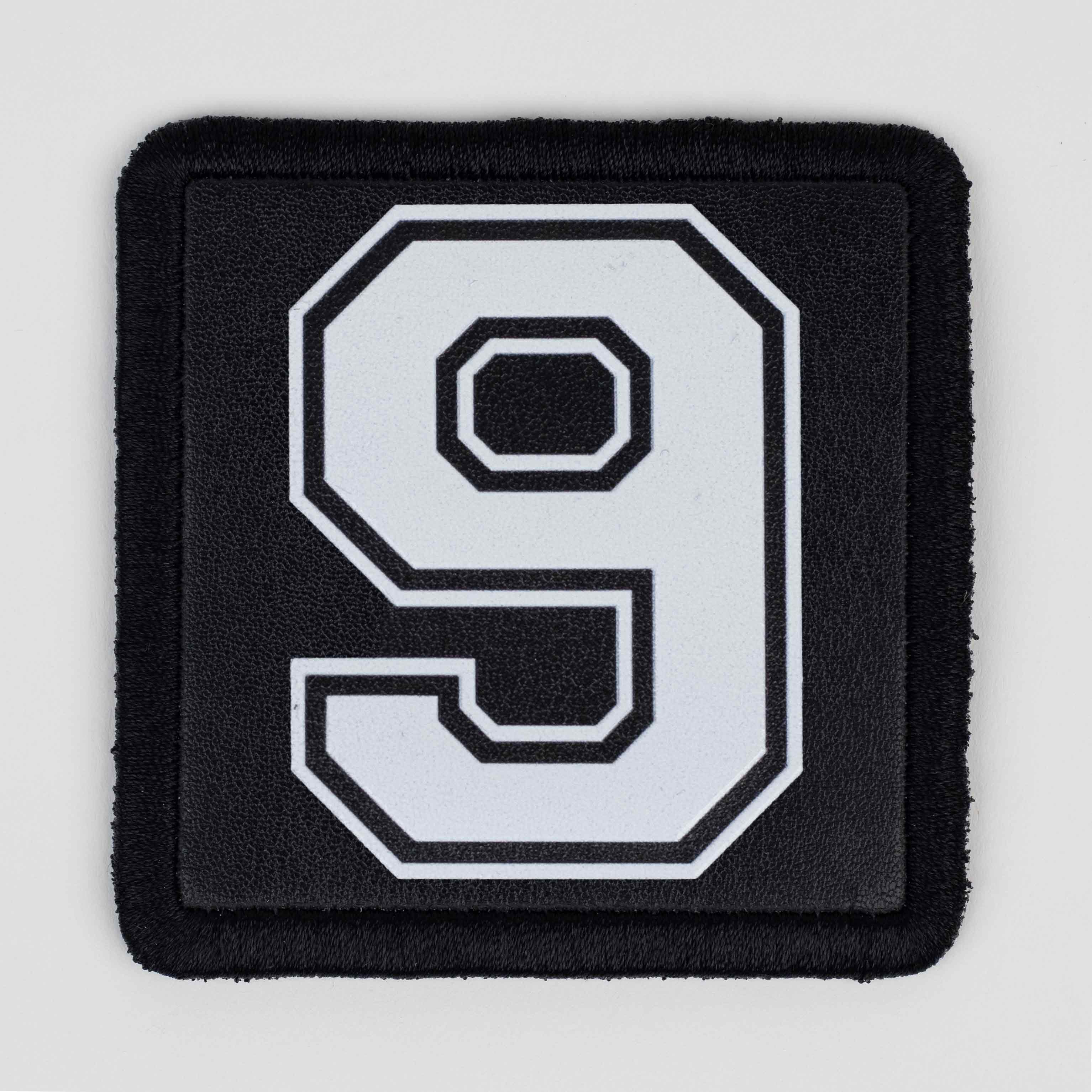 Number Series-Number 9 Black Patch