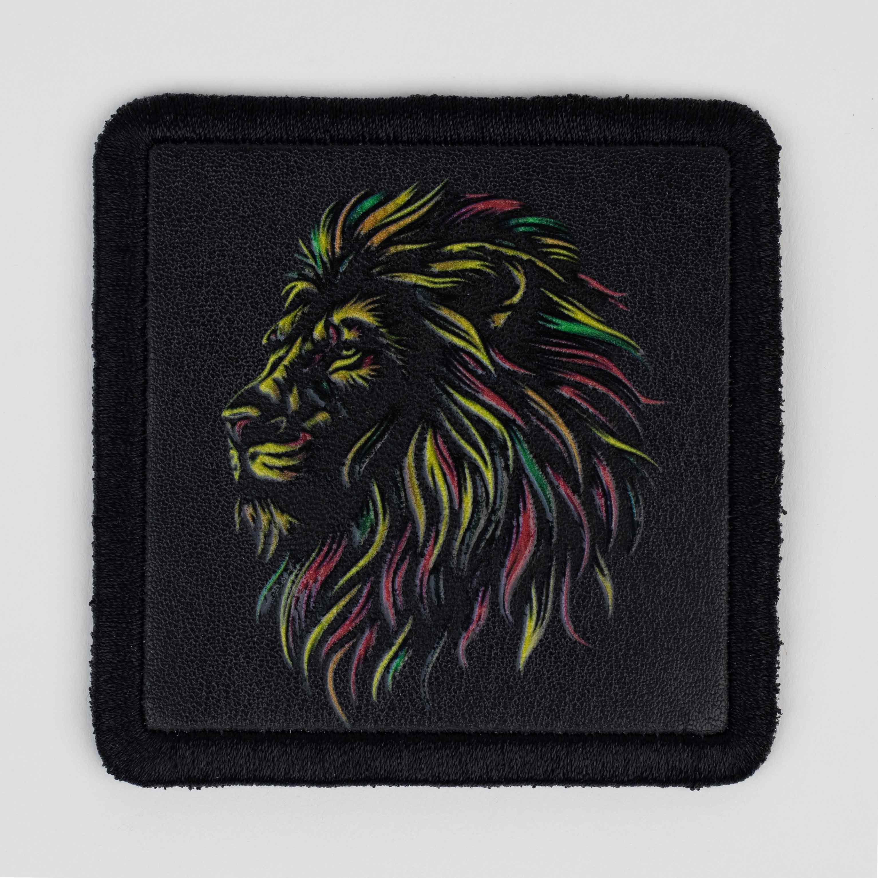 Animal Series - Colorful Leon Black Patch