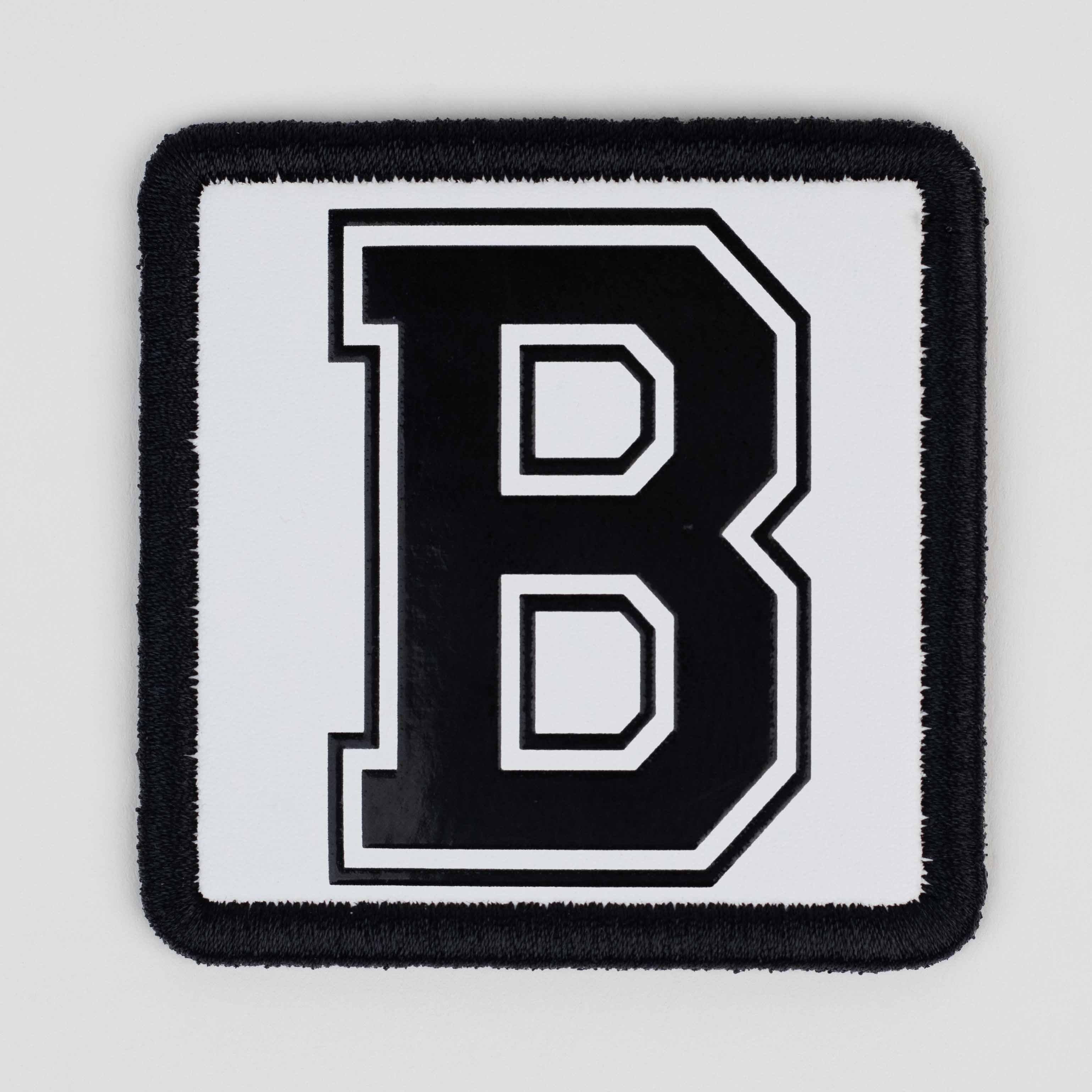 Letter Series - B Letter White Patch
