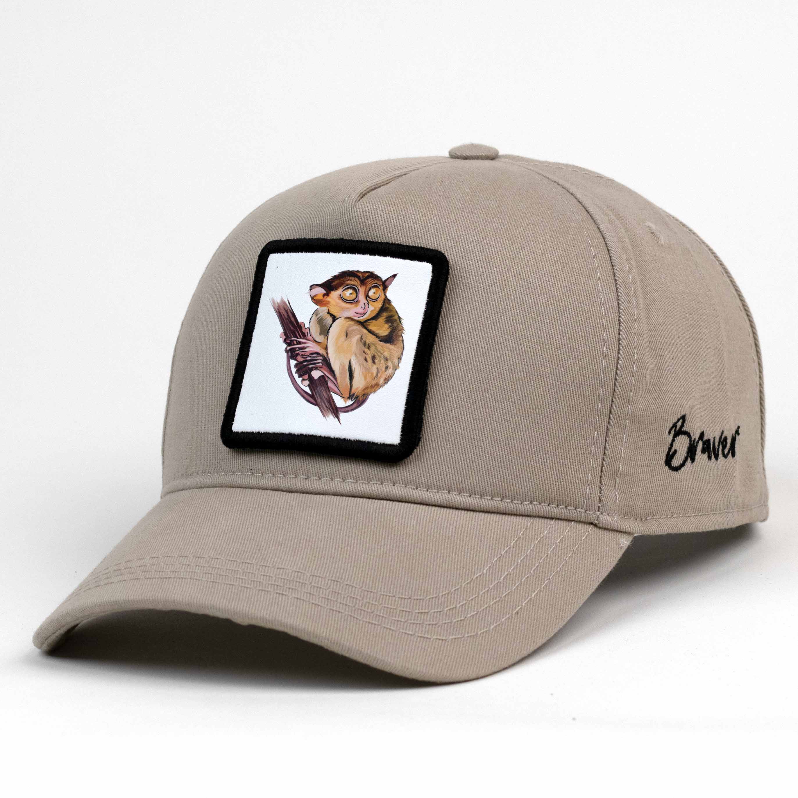 Shocked Lemur Beige Cap