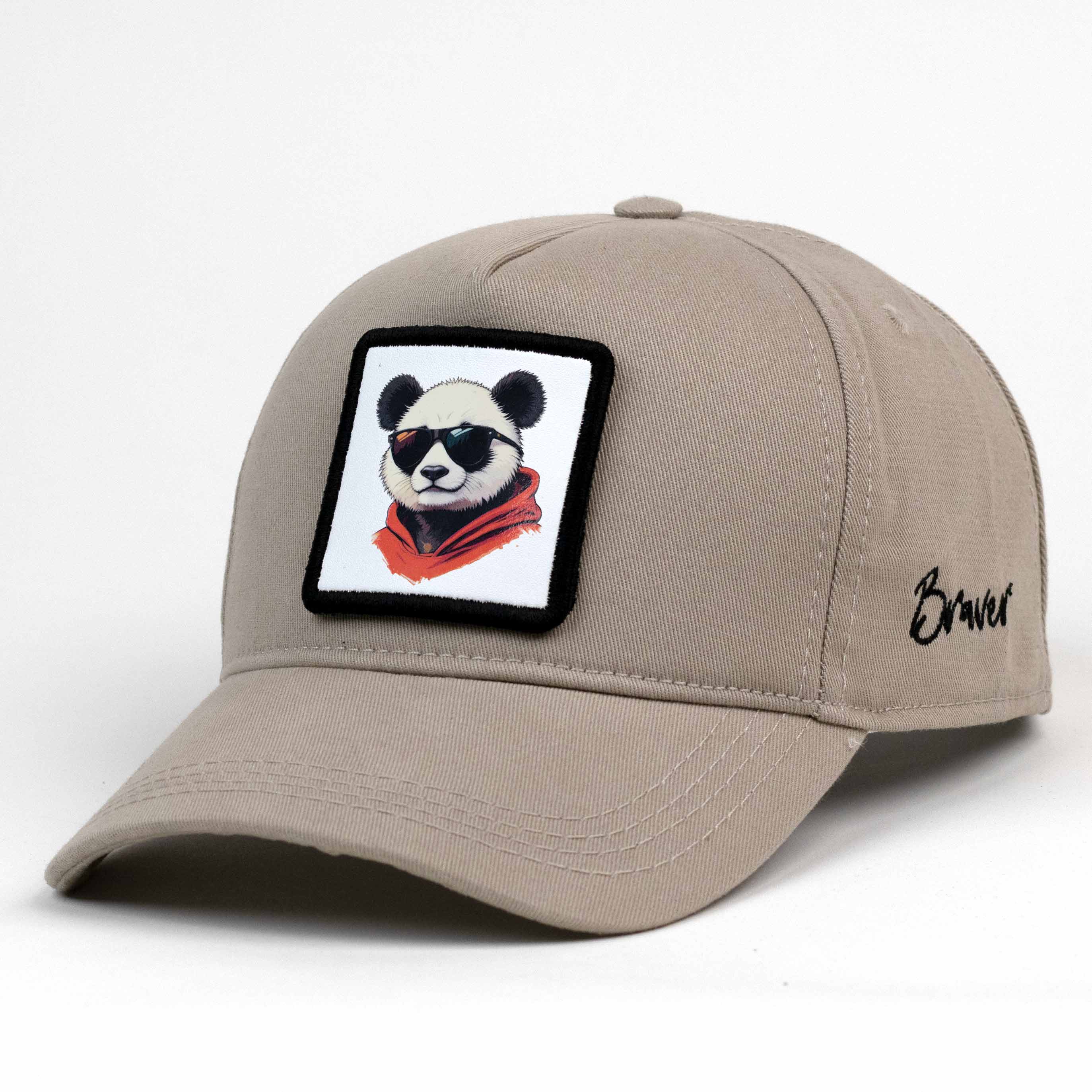 Fabulous Panda Beige Cap