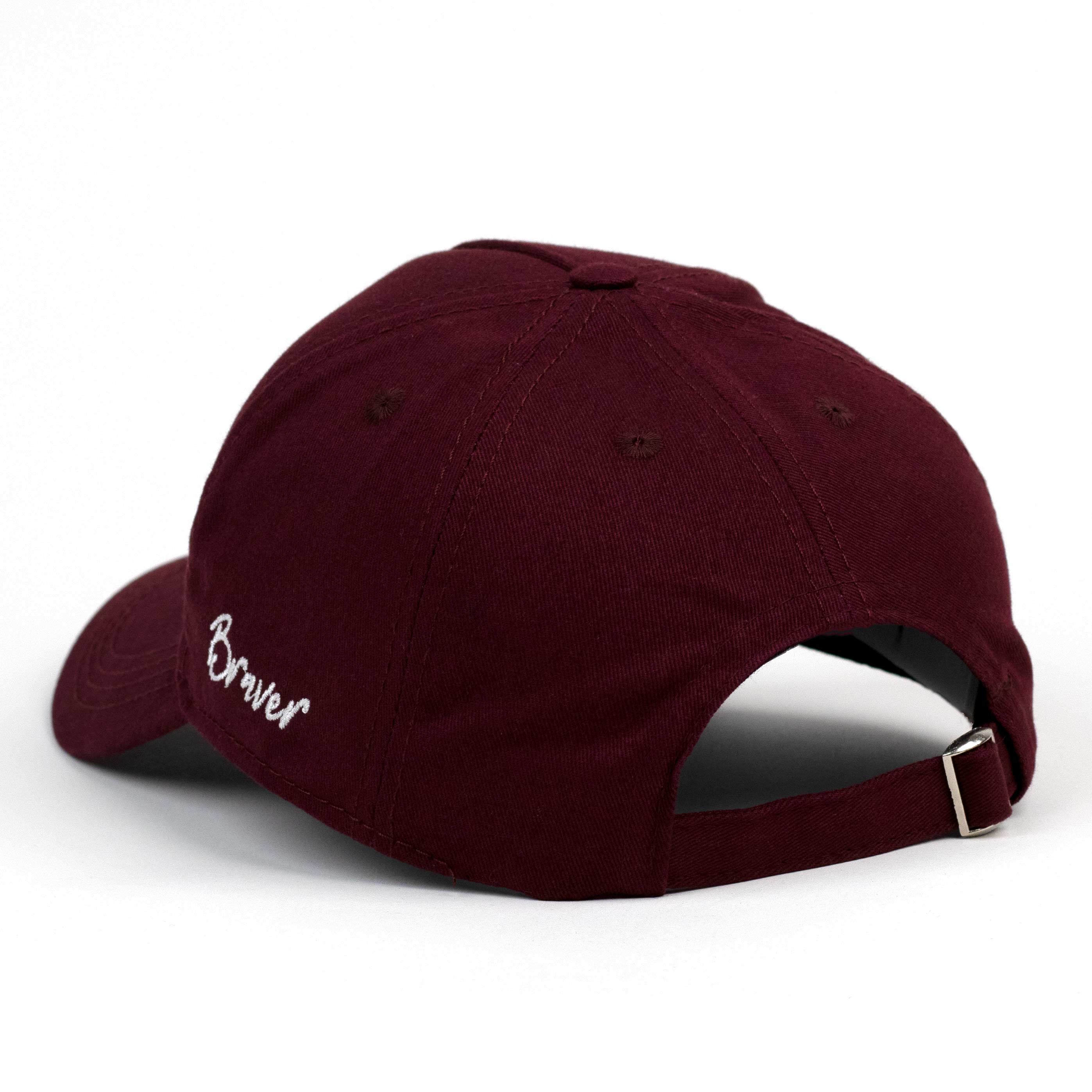 Roaring Bear Burgundy Cap