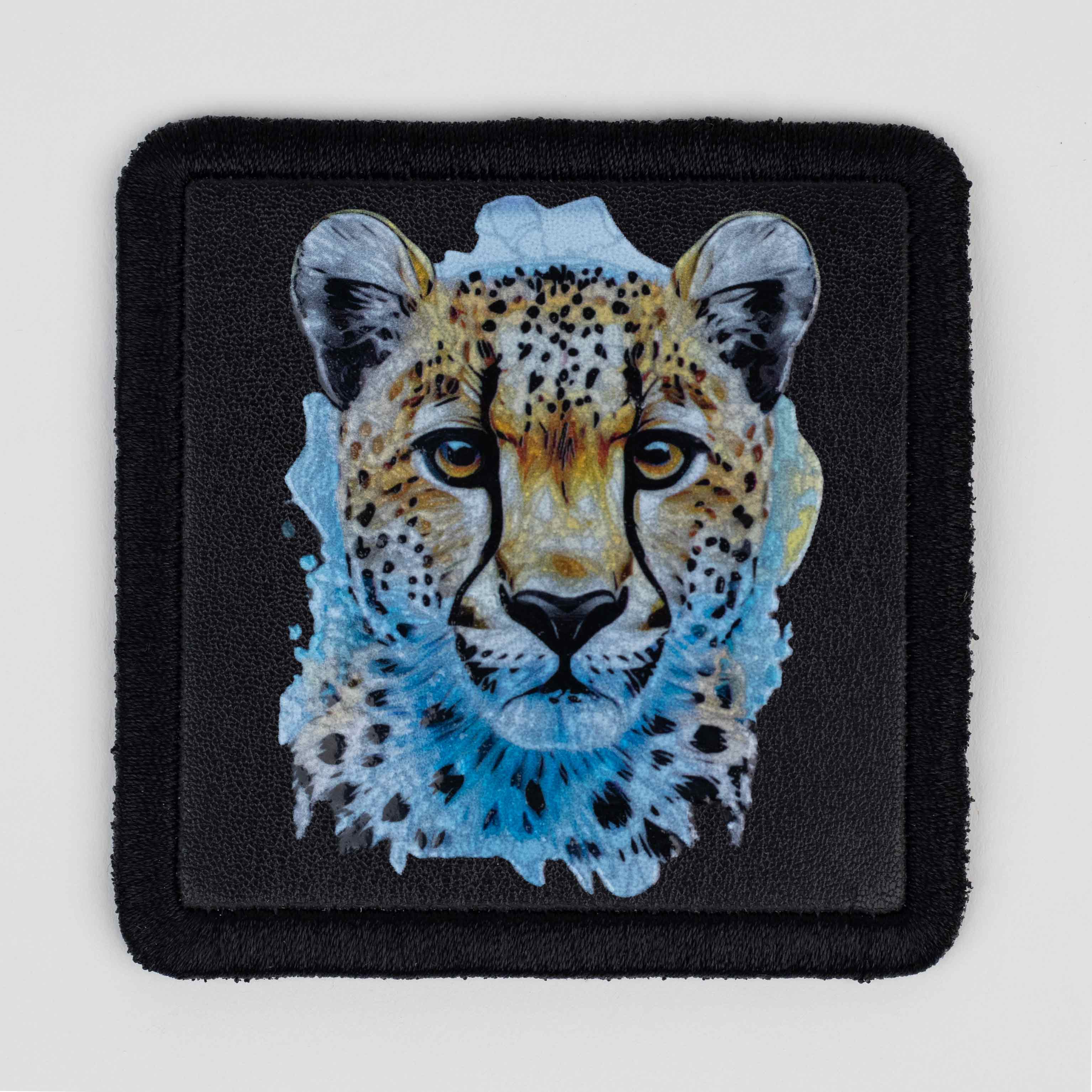 Animal Series - Blue Cheetah Black Patch