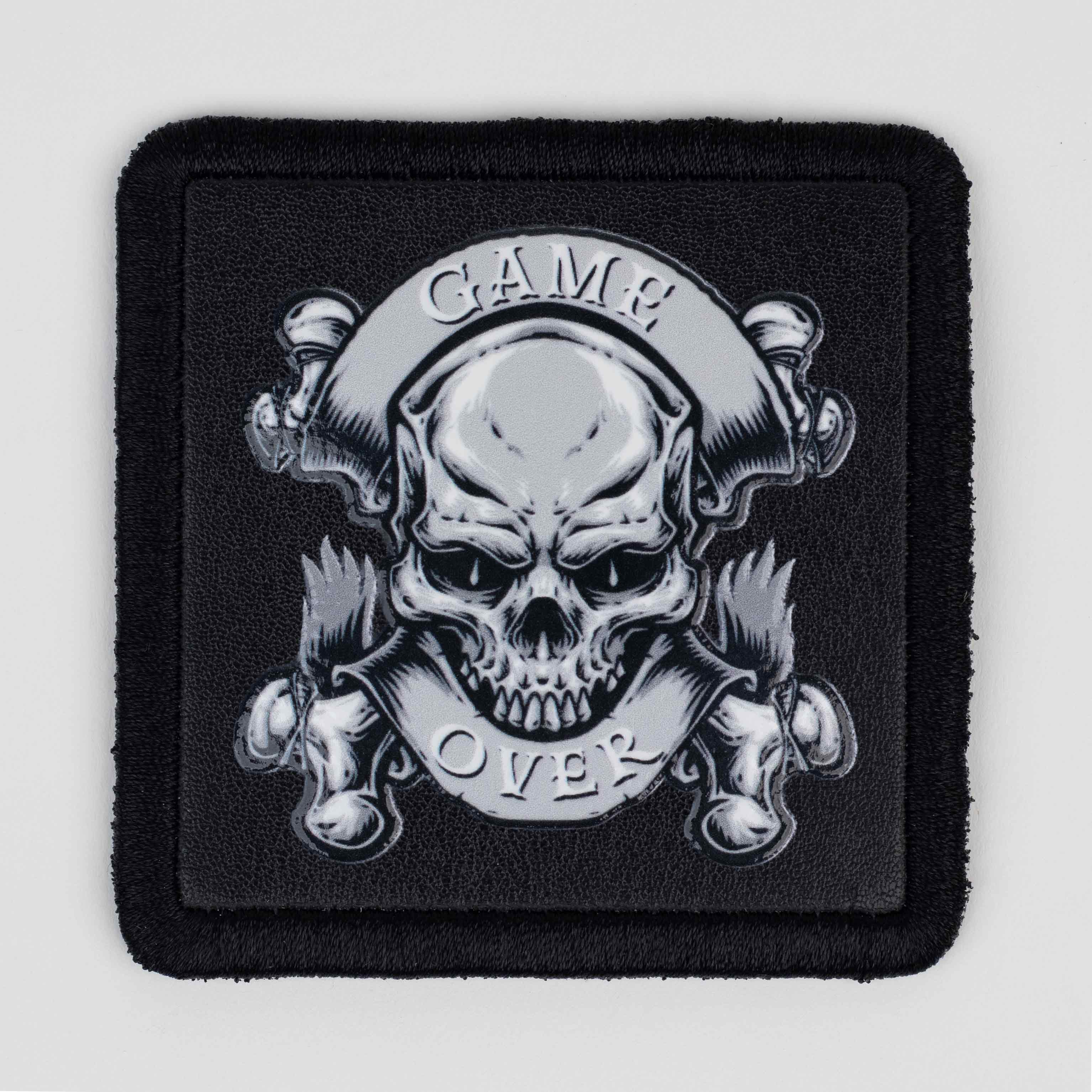 Art Series - Game Over Skull Black Patch