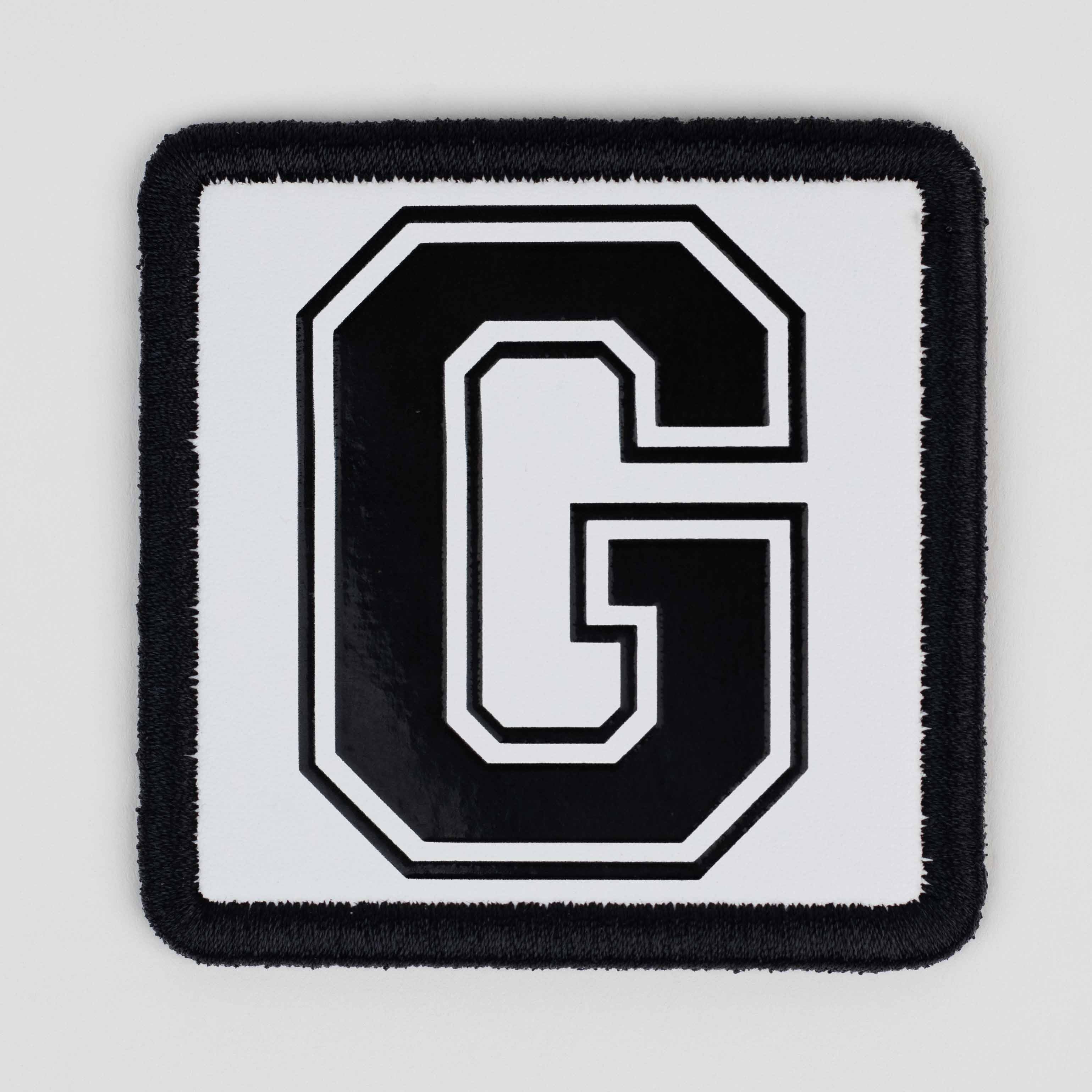 Letter Series - G Letter White Patch