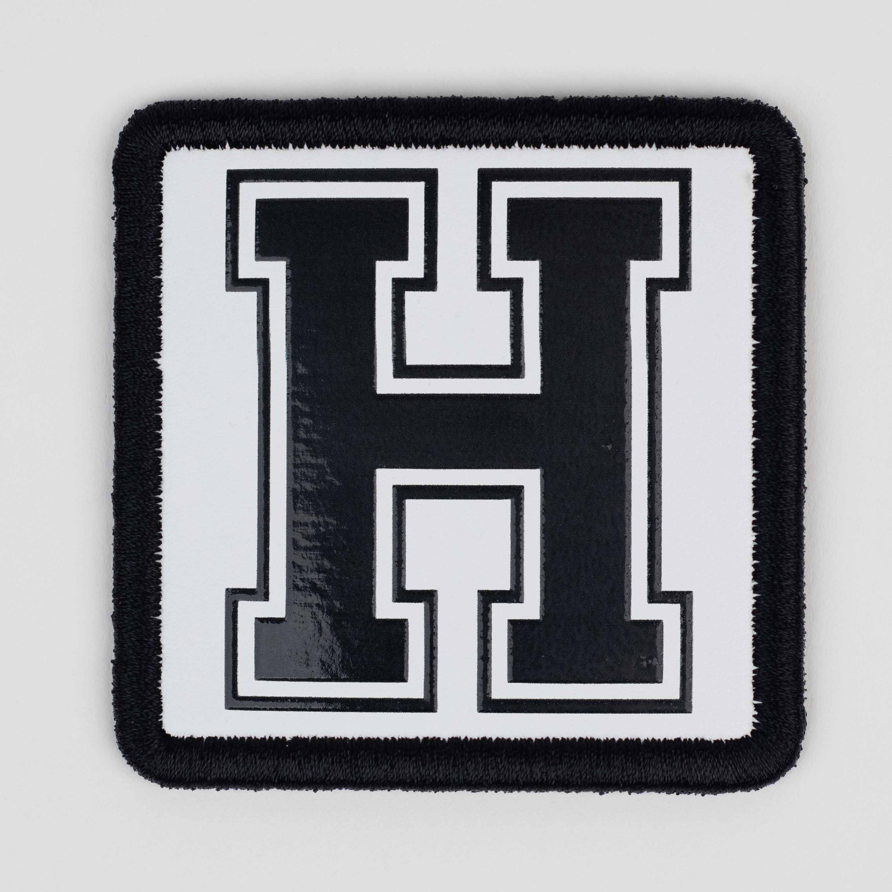 Letter Series - H Letter White Patch