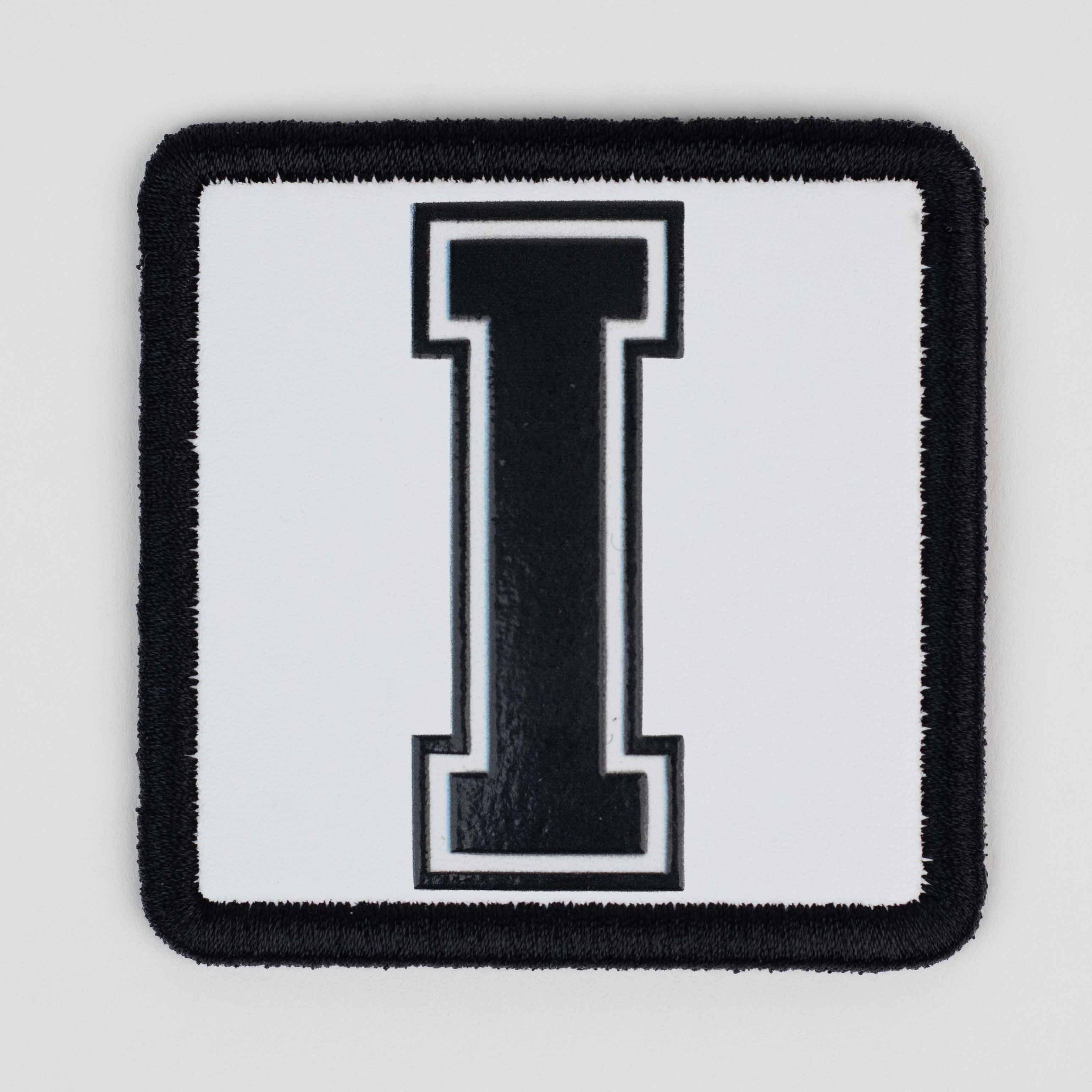 Letter Series - I Letter White Patch