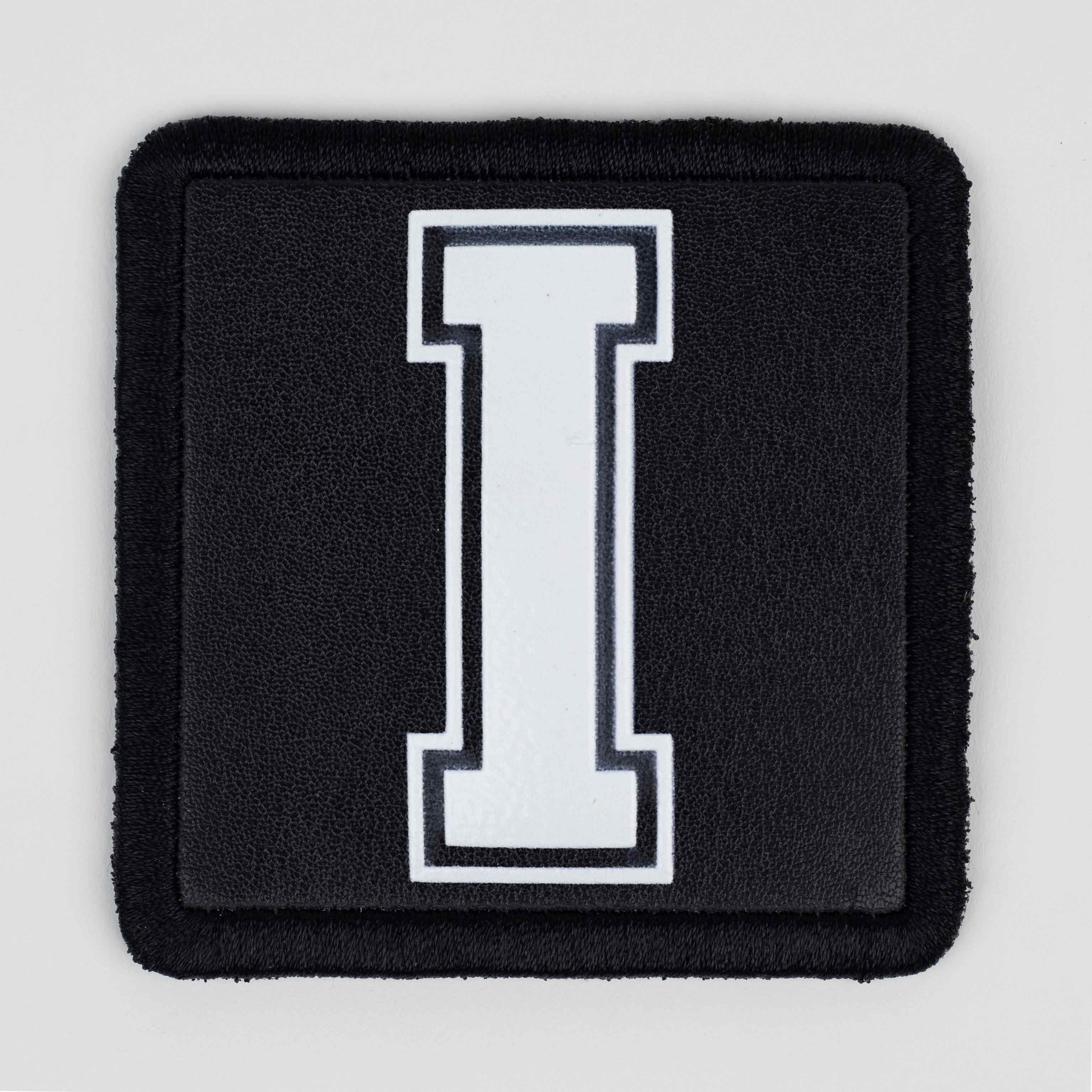 Letter Series - I Letter Black Patch
