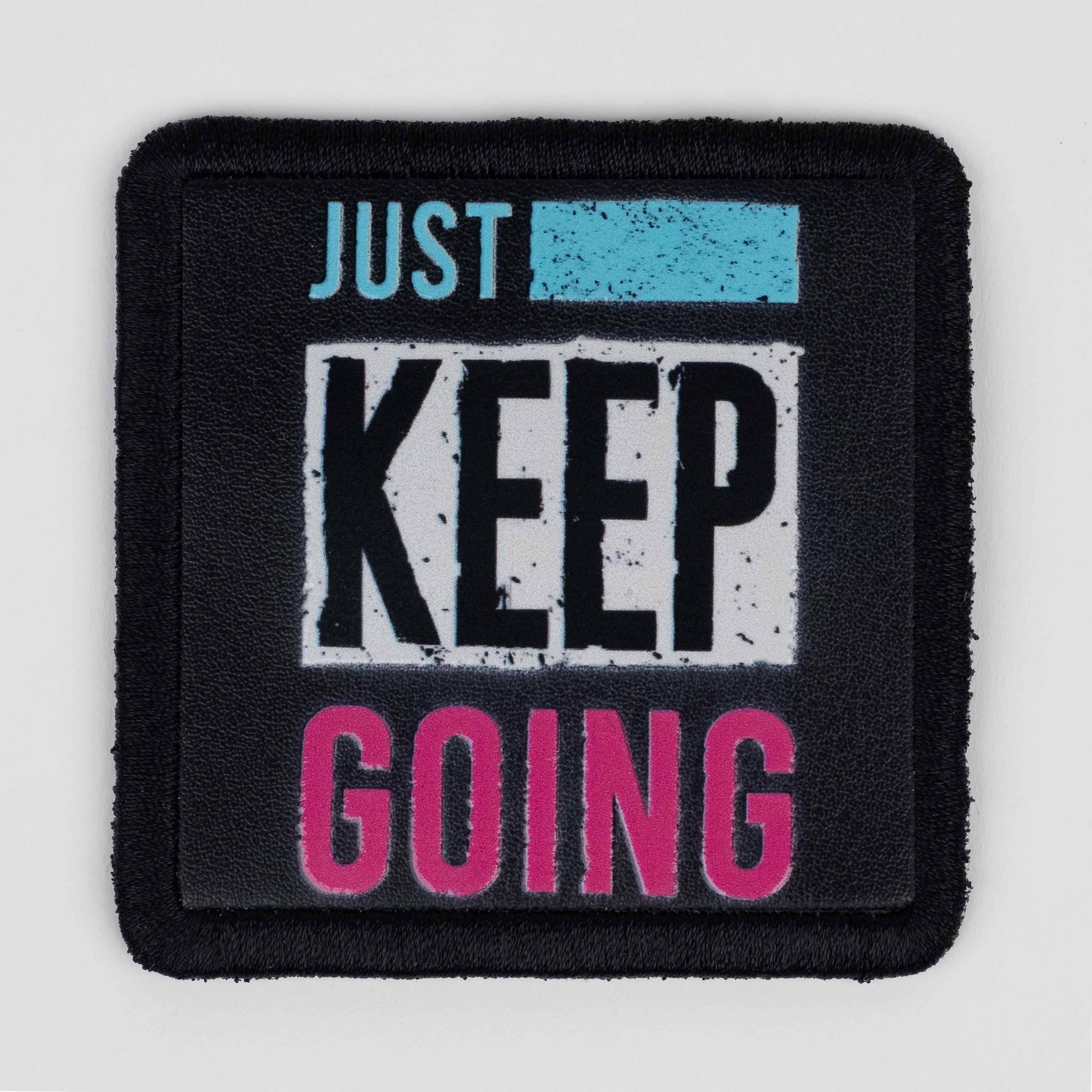Quote Series - Just Keep Going Black Patch
