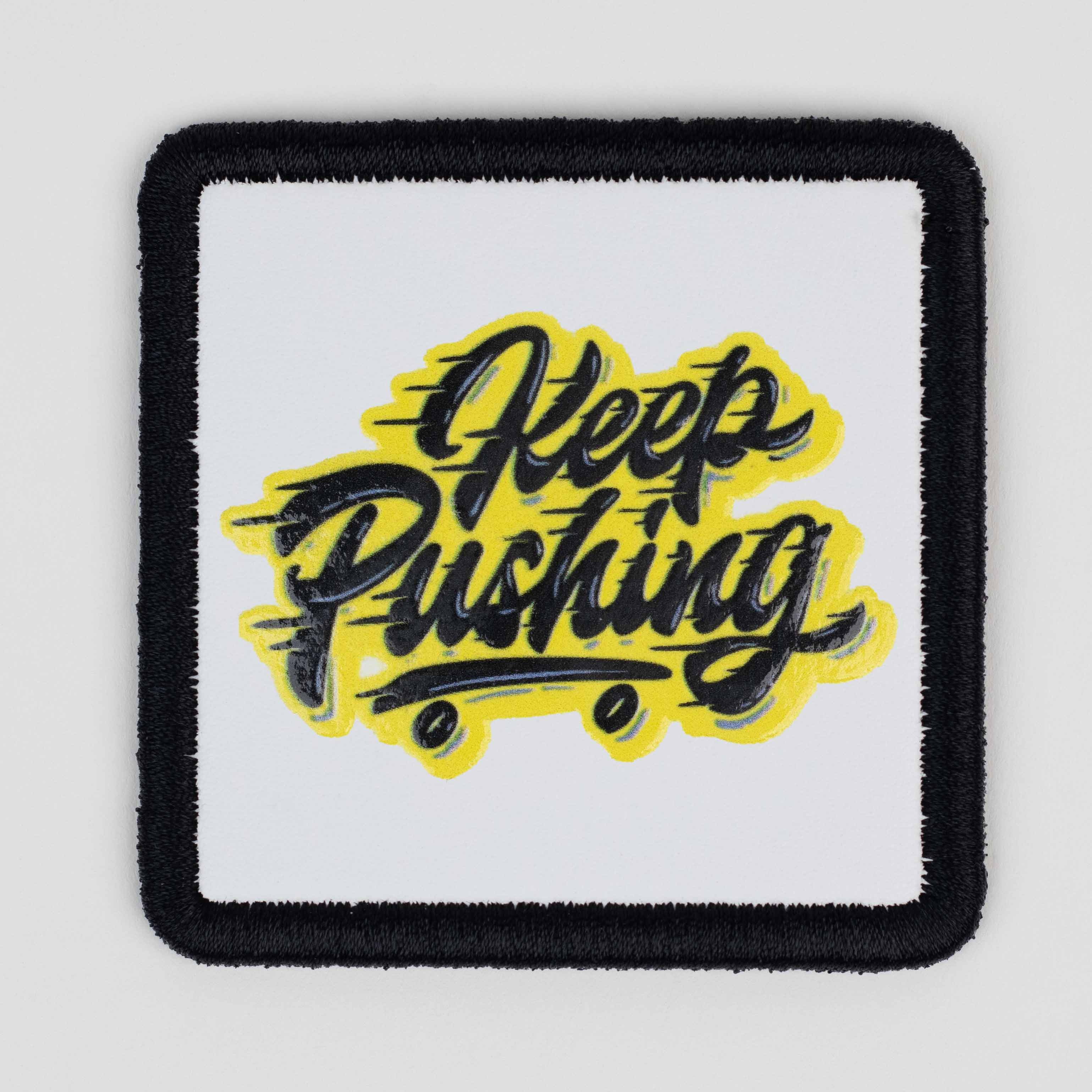 Quote Series - Keep Pushing White Patch