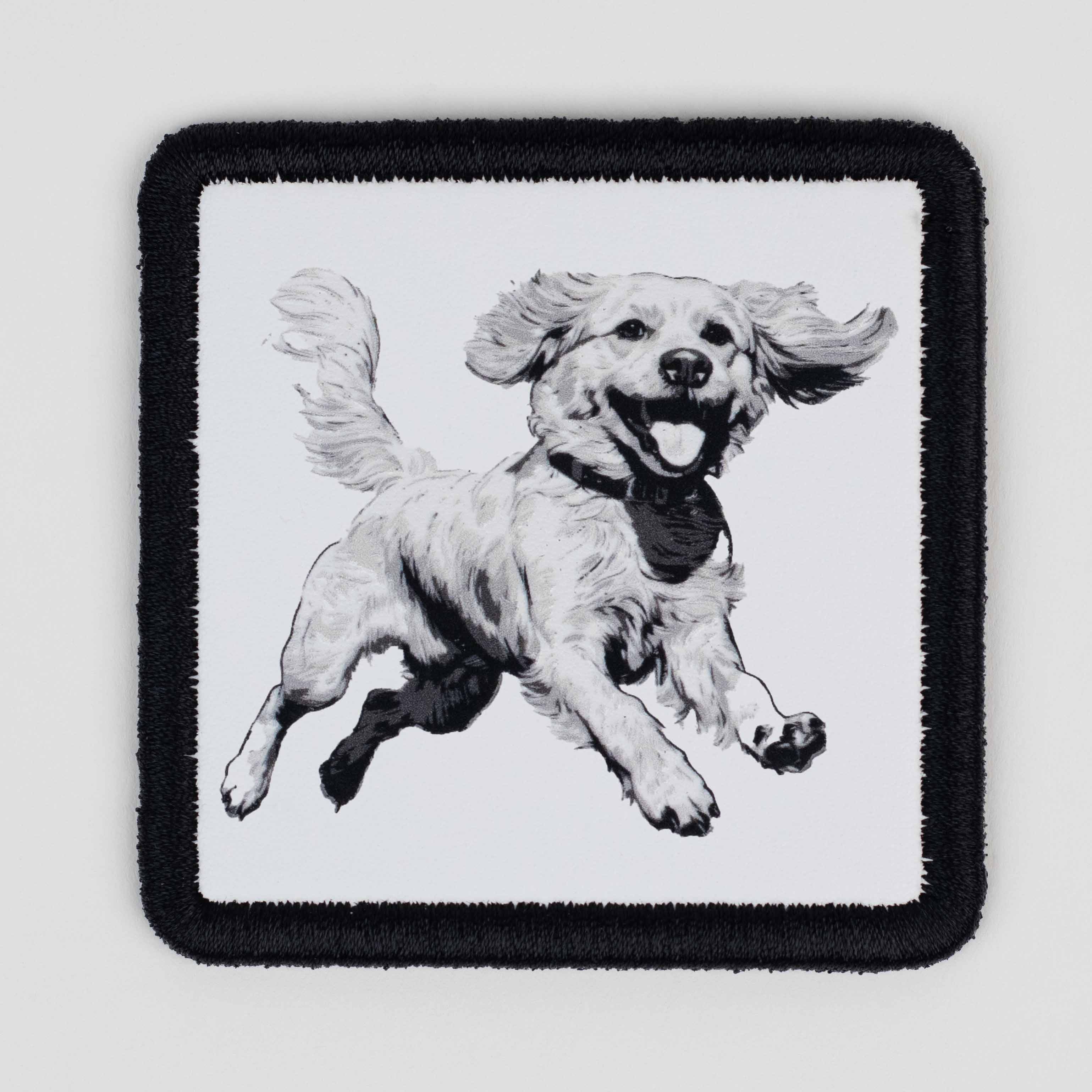 Animal Series - Happy Dog White Patch V5