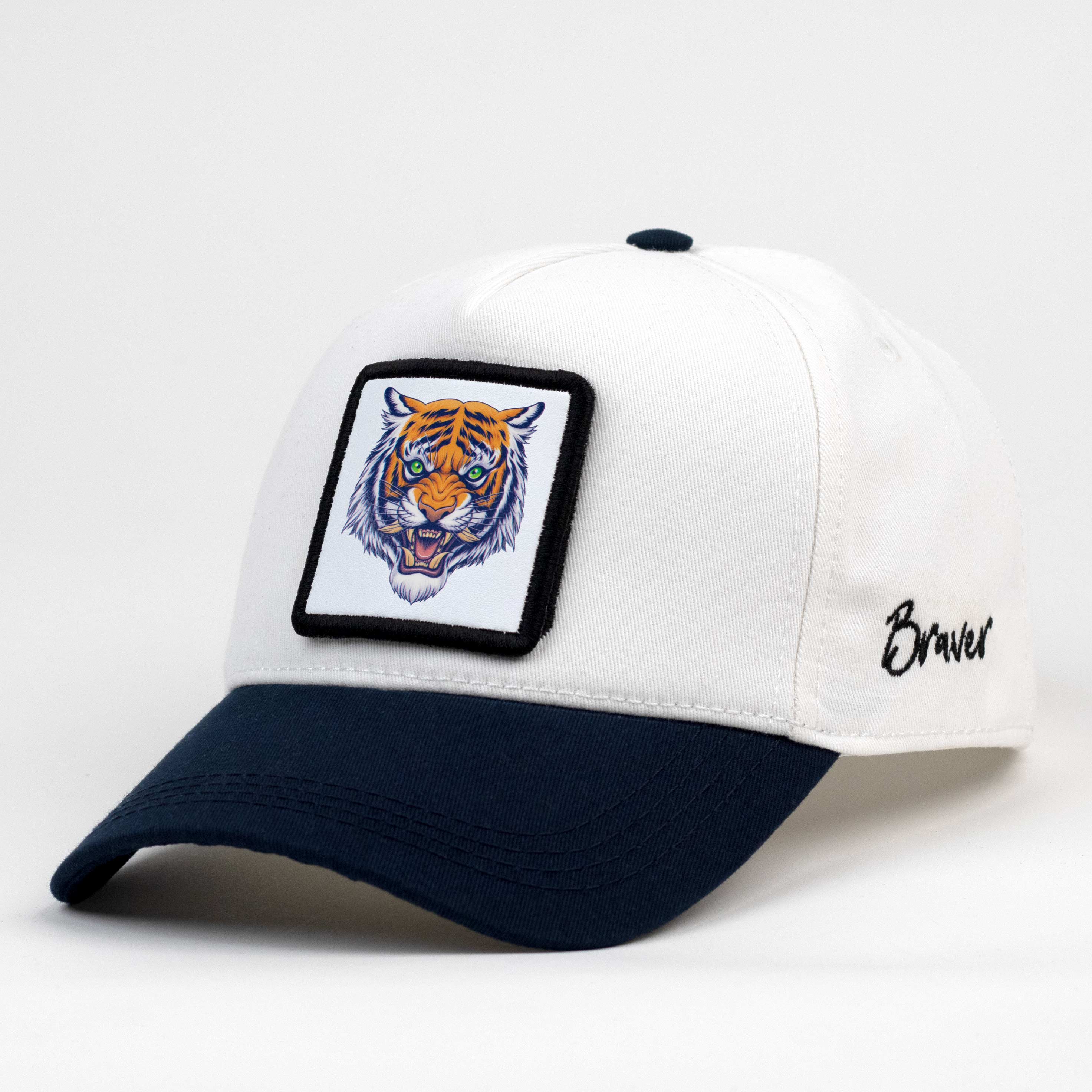 Bengal Tiger White/Navy Blue Cap