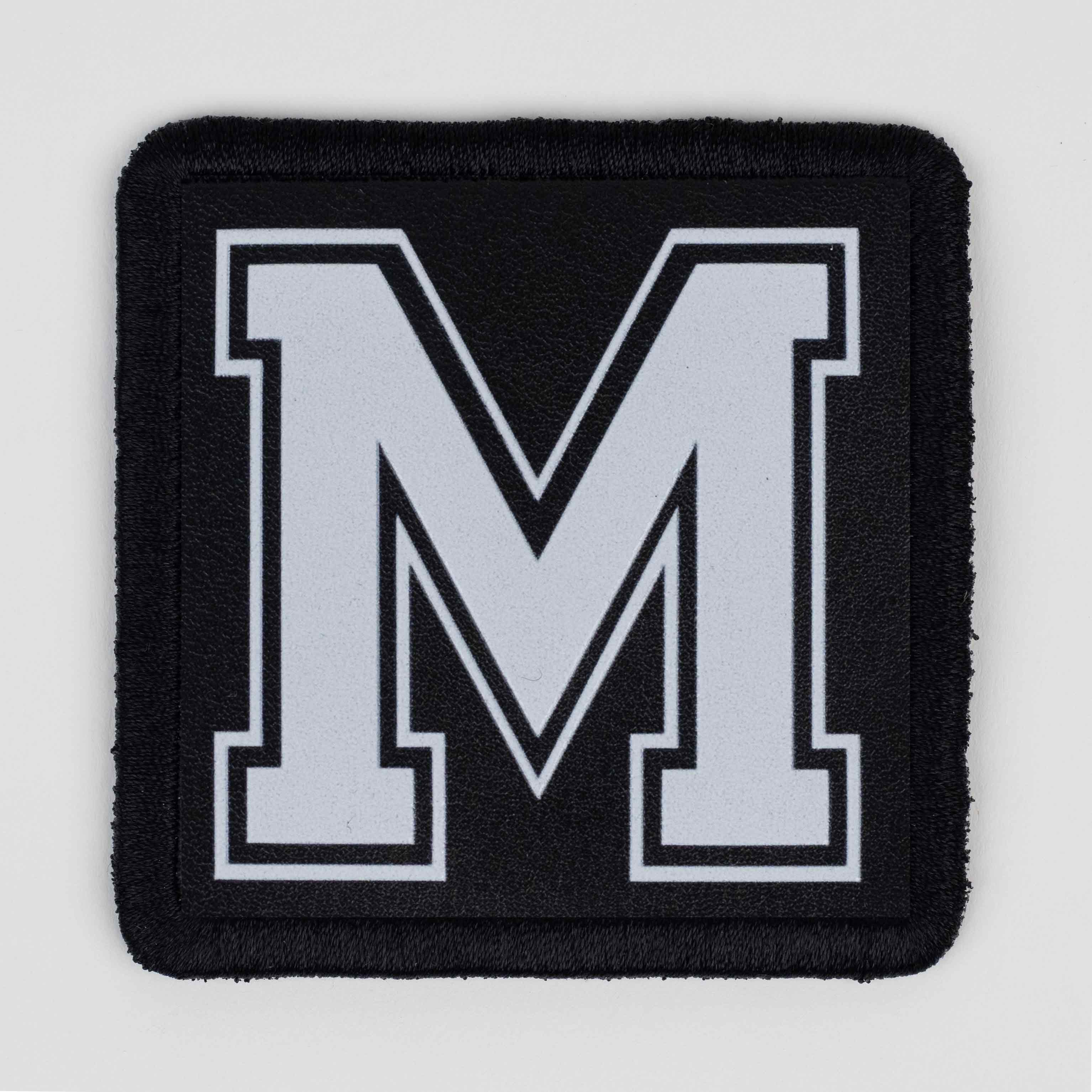 Letter Series - M Letter Black Patch