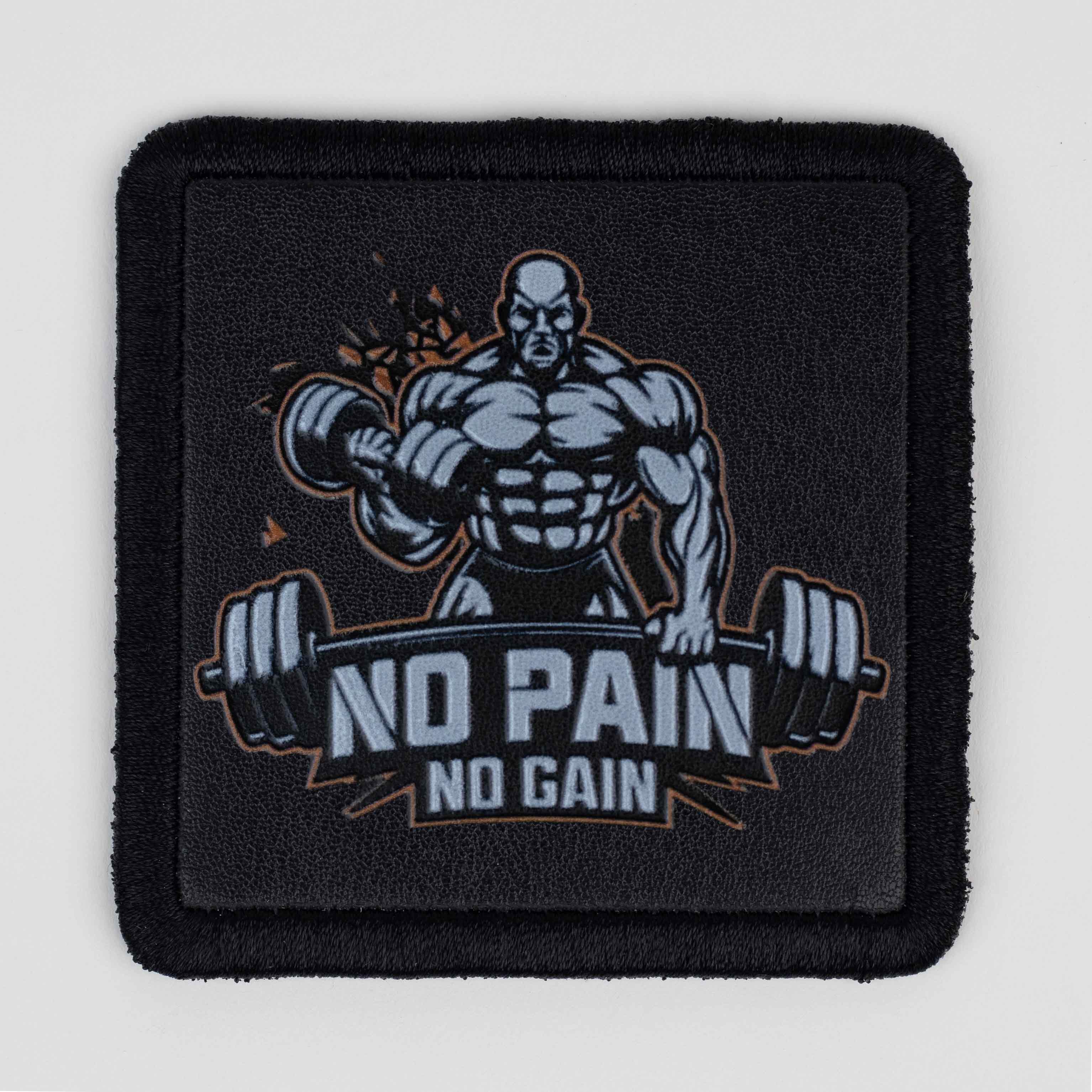 Quote Series - No Pain No Gain Black Patch