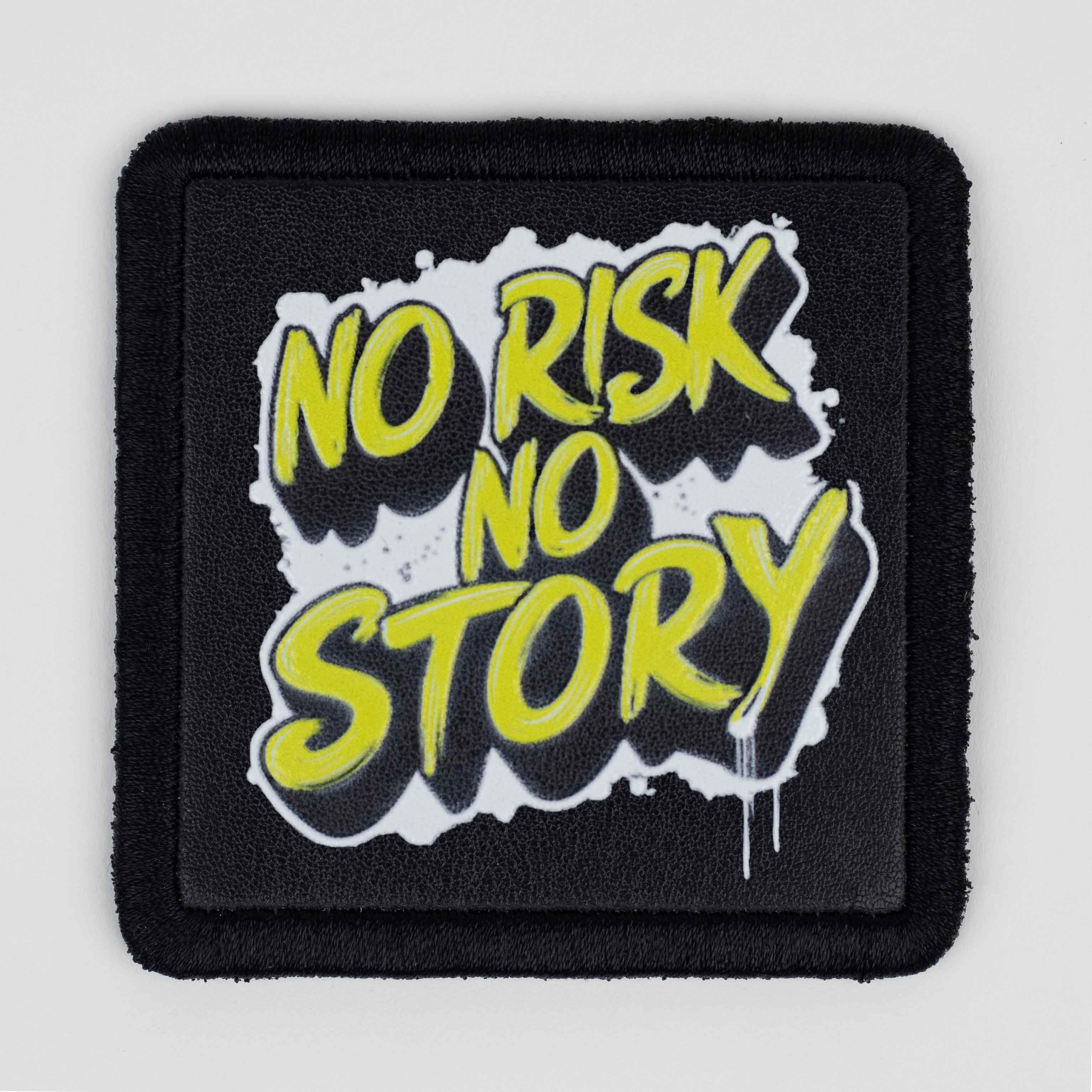 Quote Series - No Risk No Story White Patch