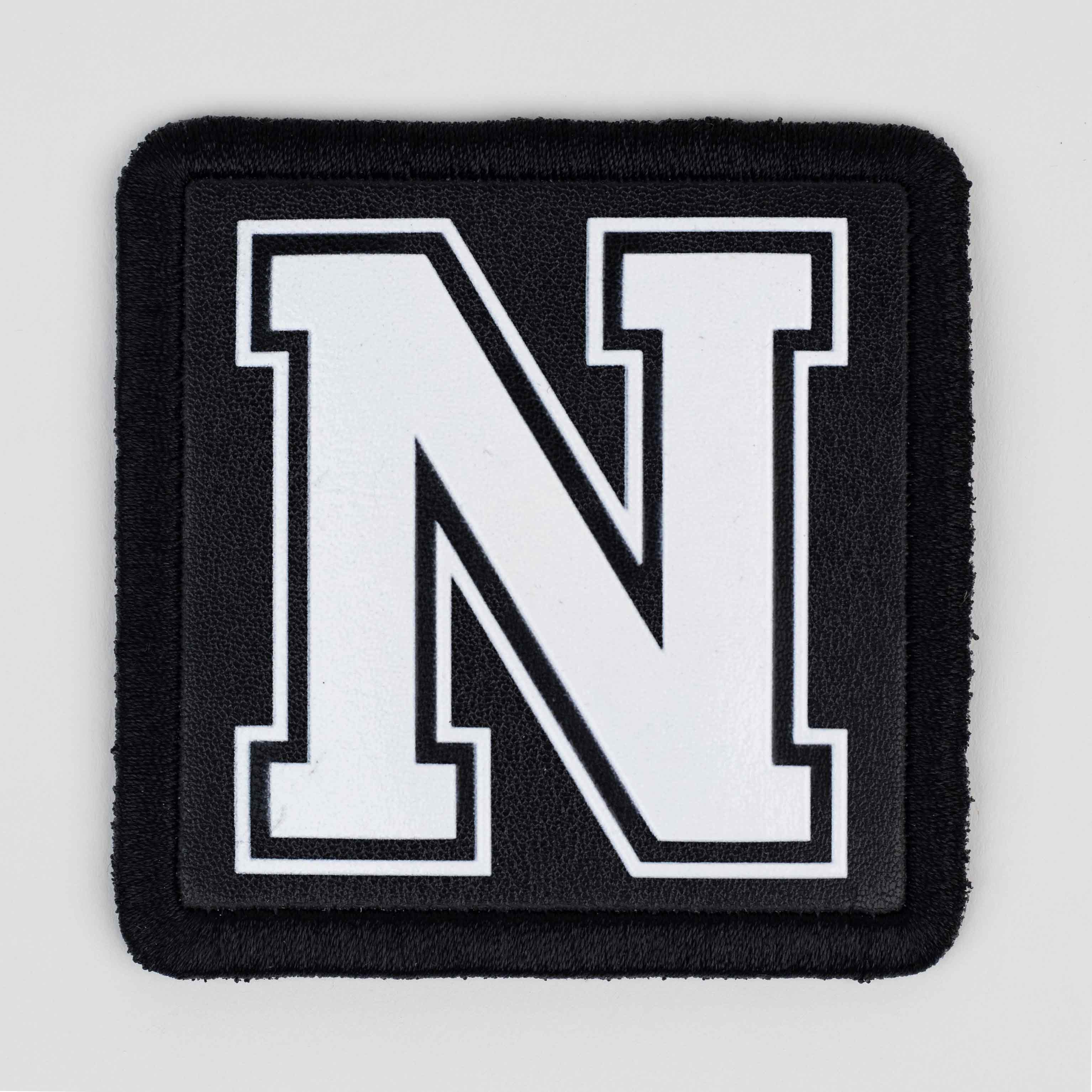 Letter Series - N Letter Black Patch
