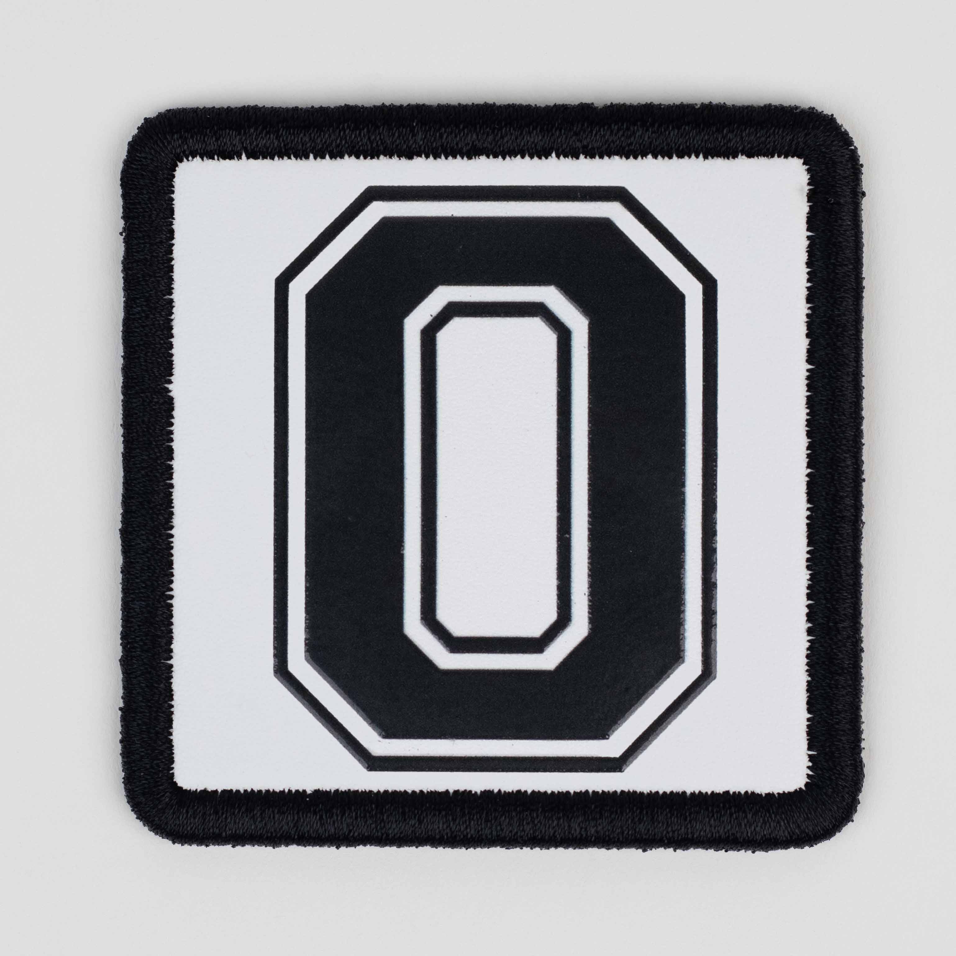 Letter Series - O Letter White Patch