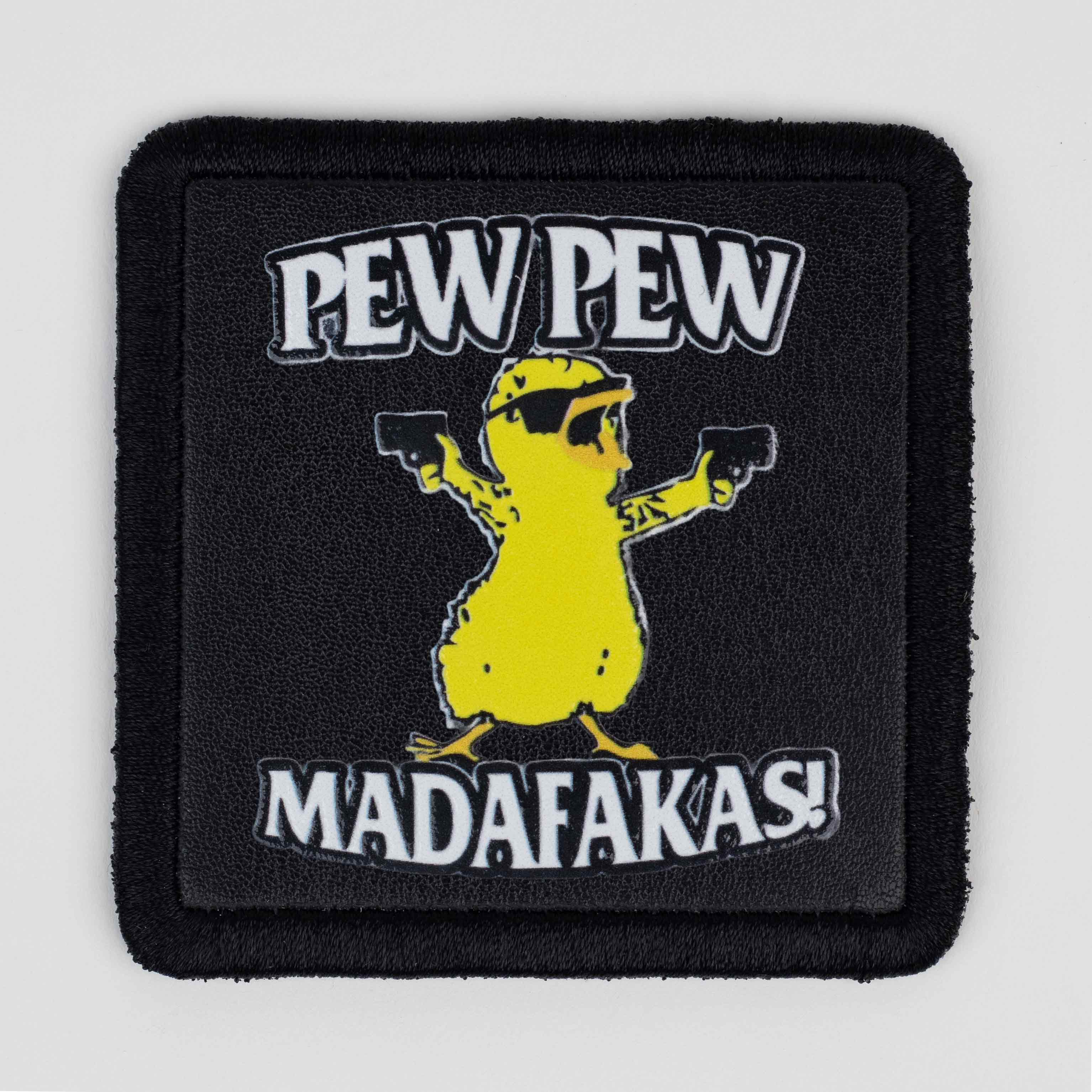 Quote Series - Pew Pew Duck Black Patch