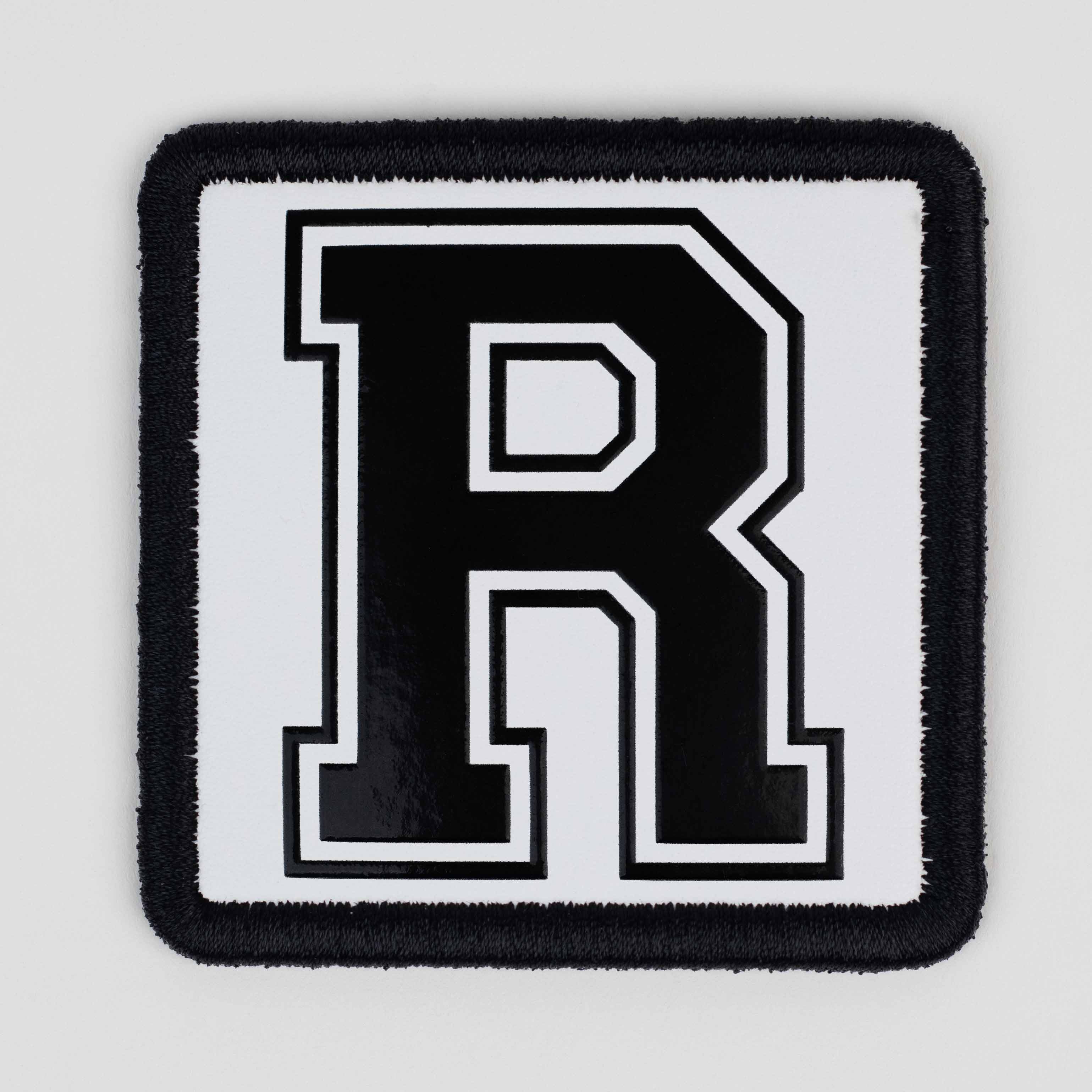 Letter Series - R Letter White Patch
