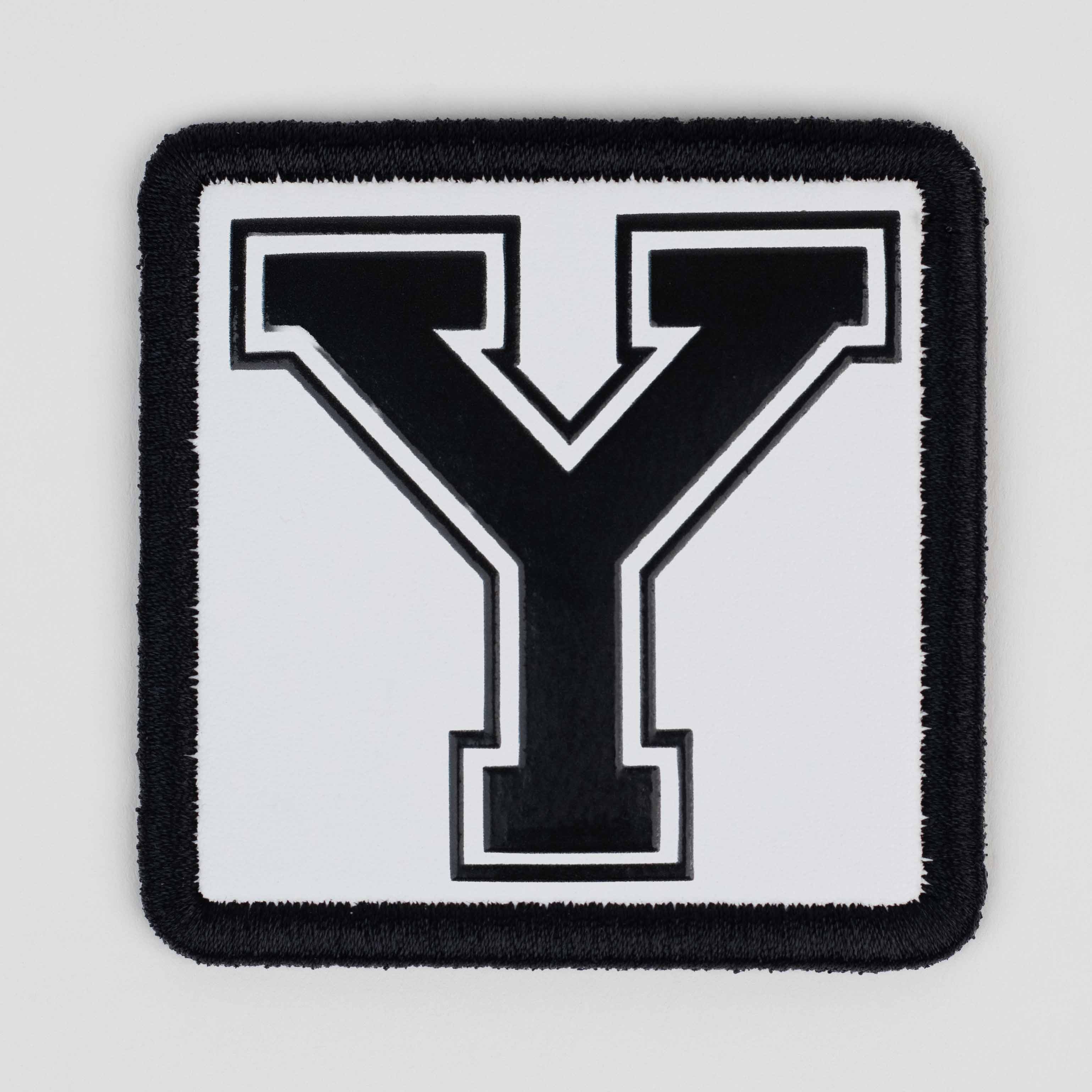 Letter Series - Y Letter White Patch