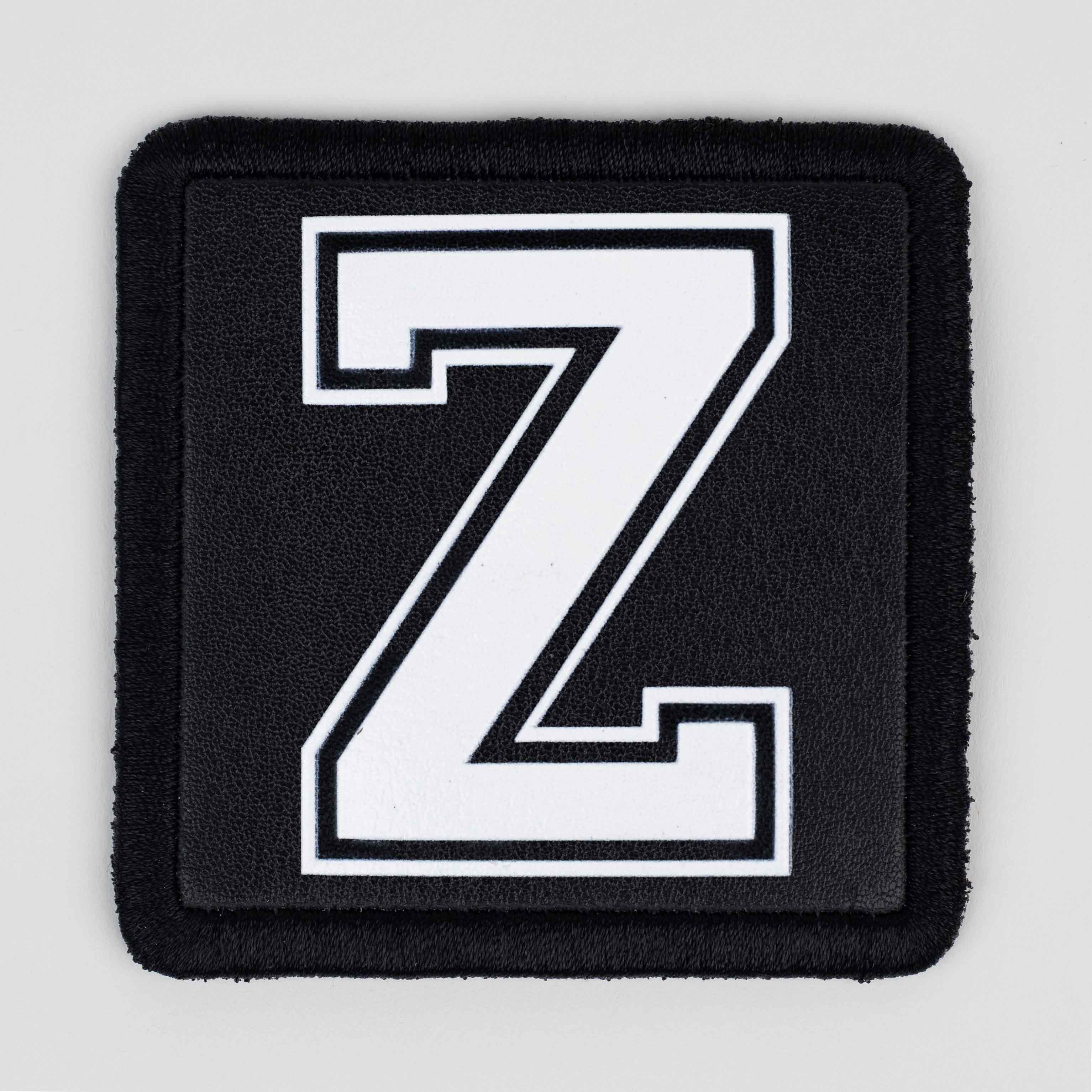 Letter Series - Z Letter Black Patch